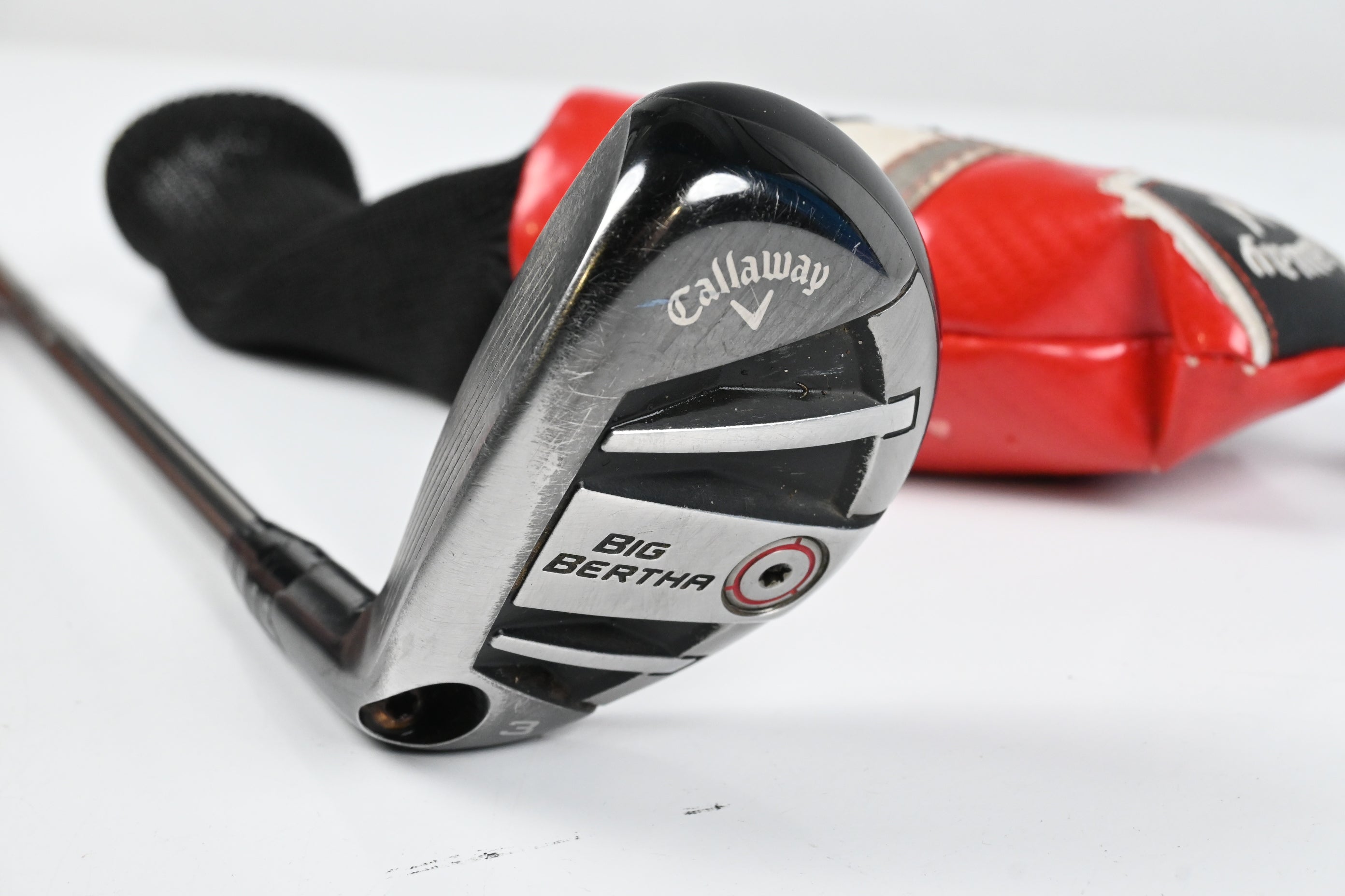Left Hand Callaway Big Bertha OS 2017 #3 Hybrid / 19 Degree / Stiff Flex Recoil