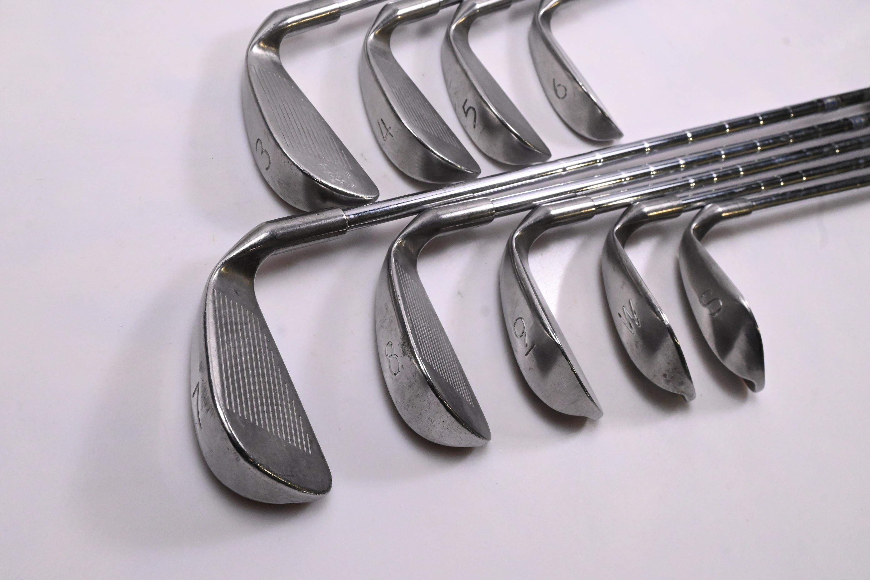 Left Hand Ping Karsten IIIA Irons / 3-PW+SW / Black Dot / Stiff Flex ZZ-Lite