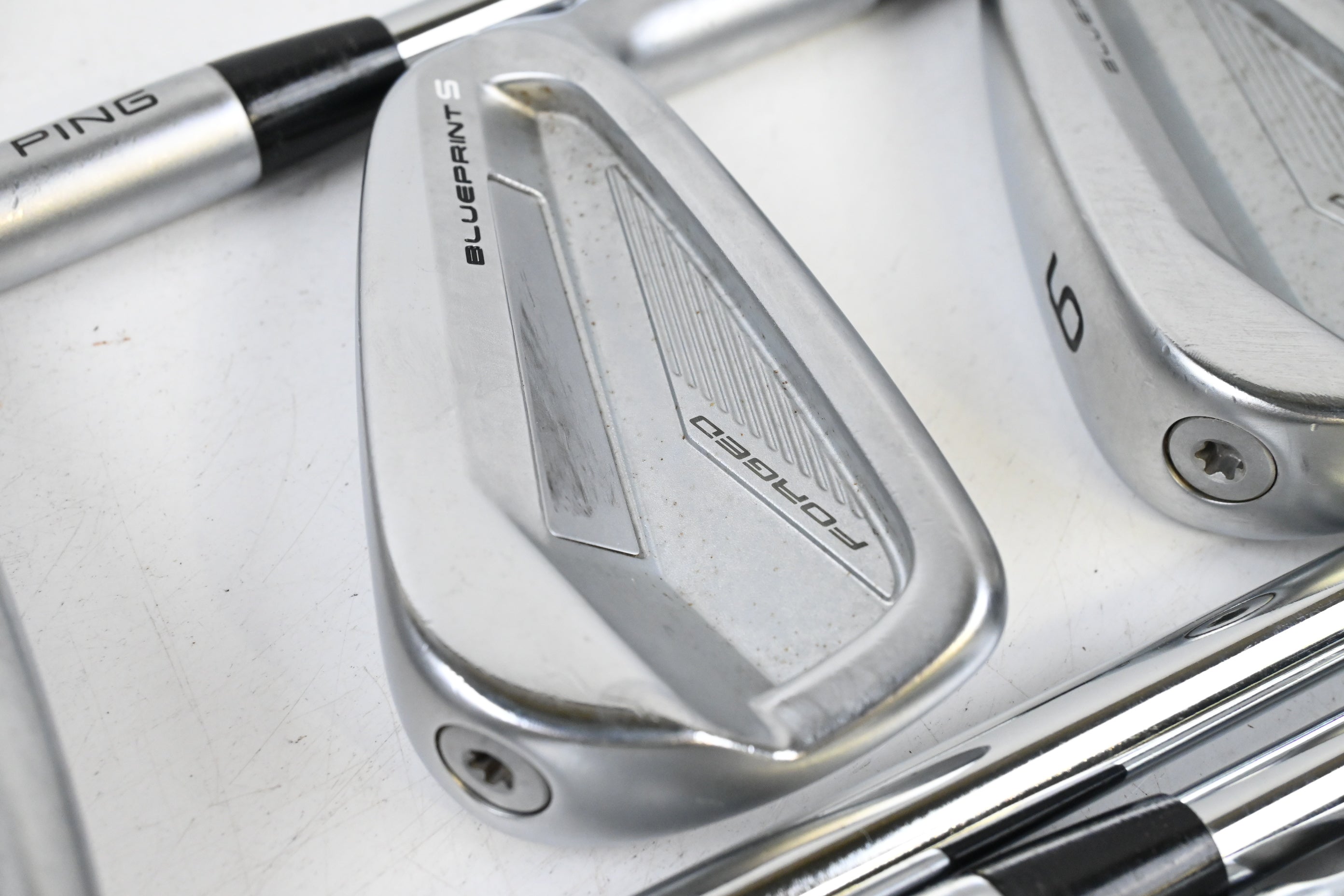 Ping Blueprint S Irons / 4-PW / Blue Dot / Stiff Flex KBS Tour 120 Shafts