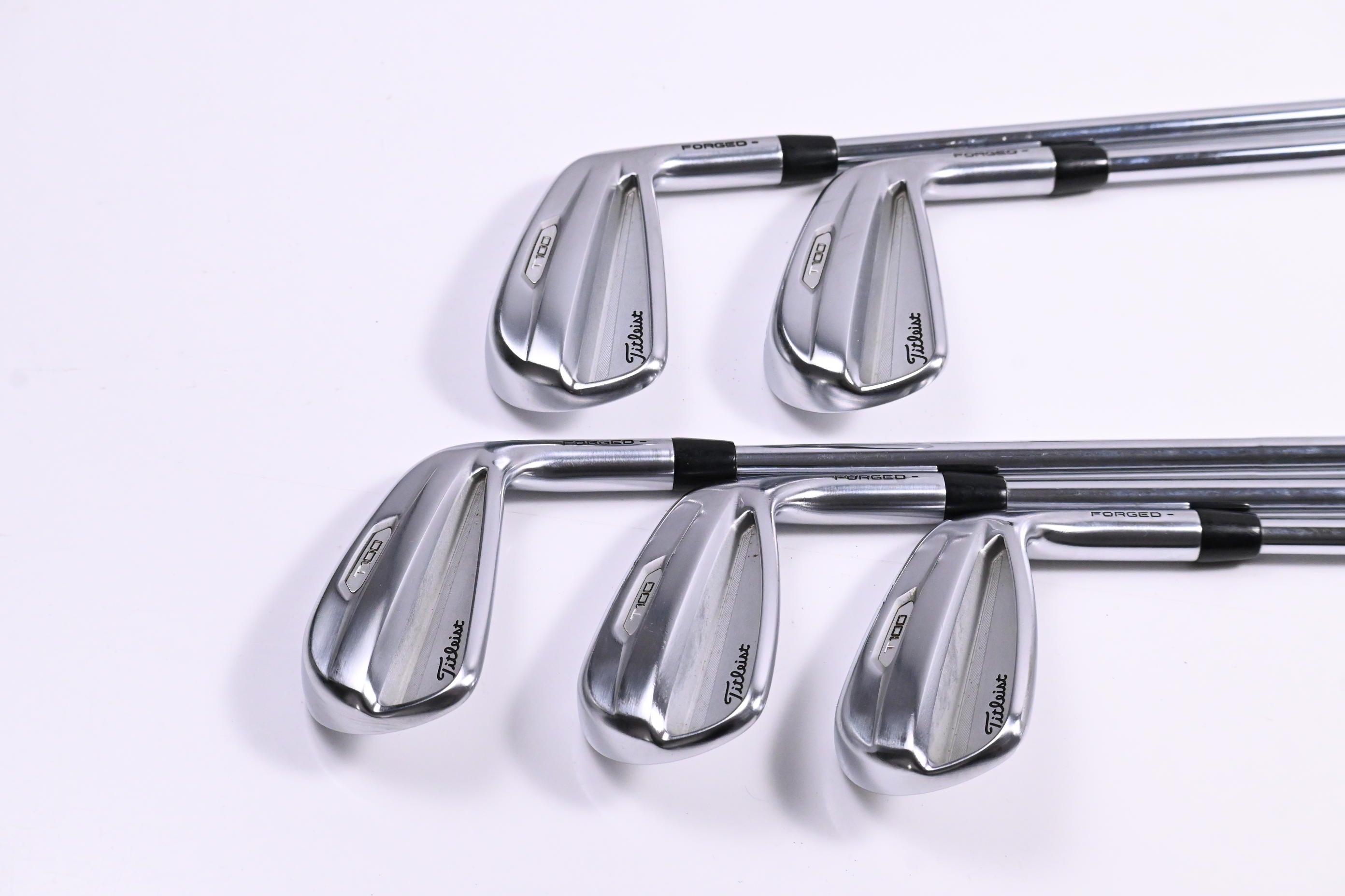 Titleist T100 2021 Irons / 5-9i / Stiff Flex KBS Tour Shafts