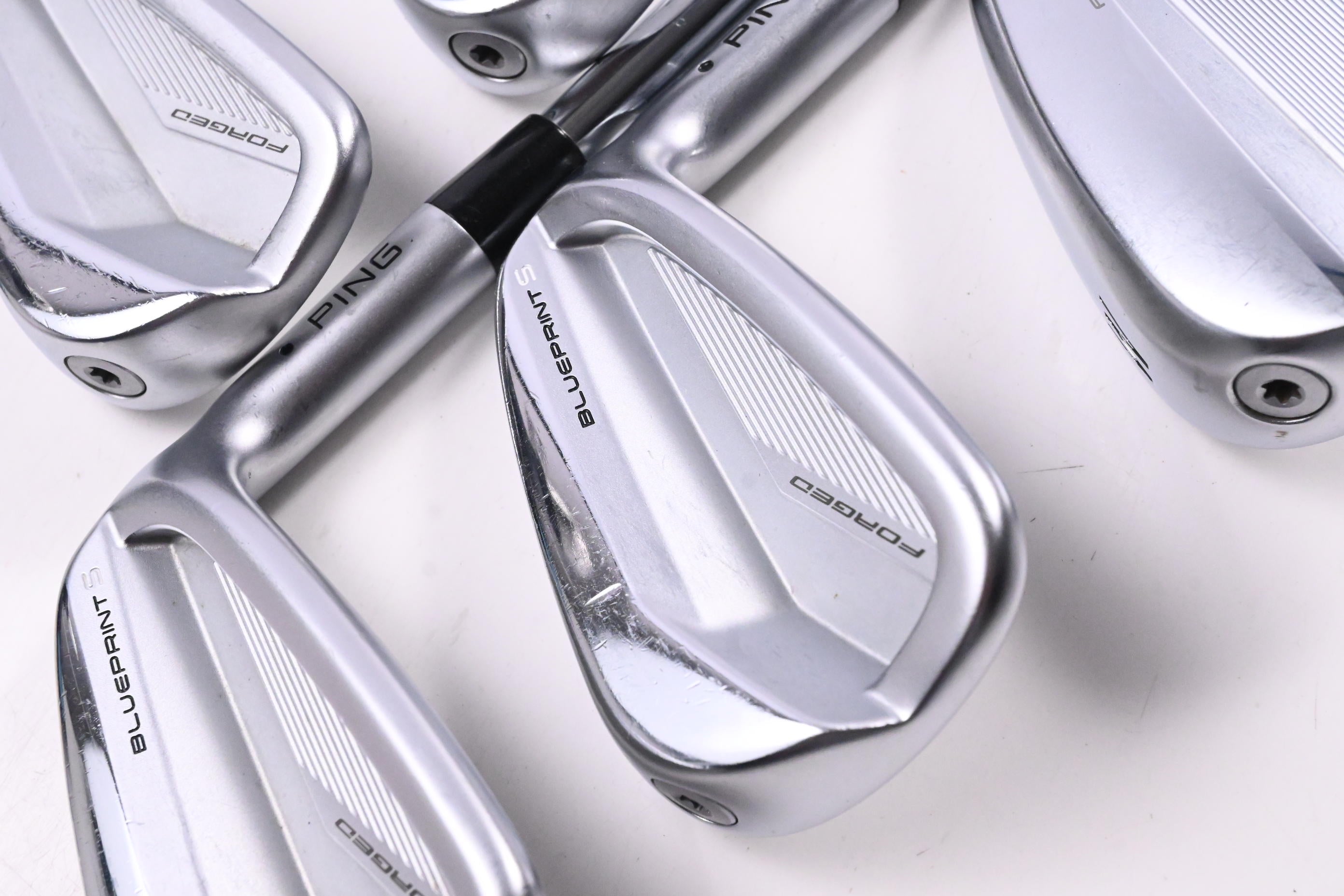 Ping Blueprint S Irons / 6-PW / Black Dot / Stiff Flex KBS Tour 120 Shafts