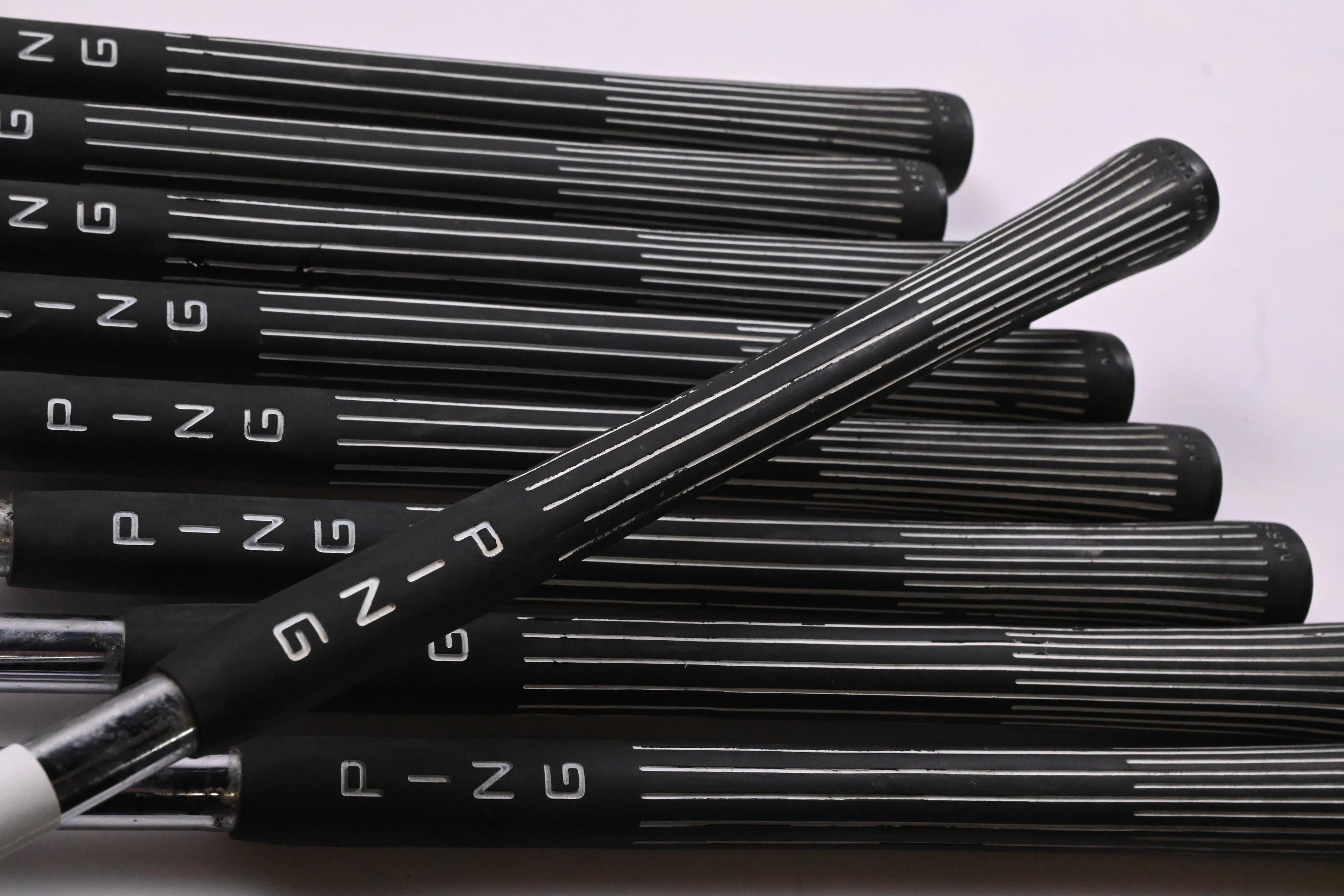 Left Hand Ping Karsten IIIA Irons / 3-PW+SW / Black Dot / Stiff Flex ZZ-Lite