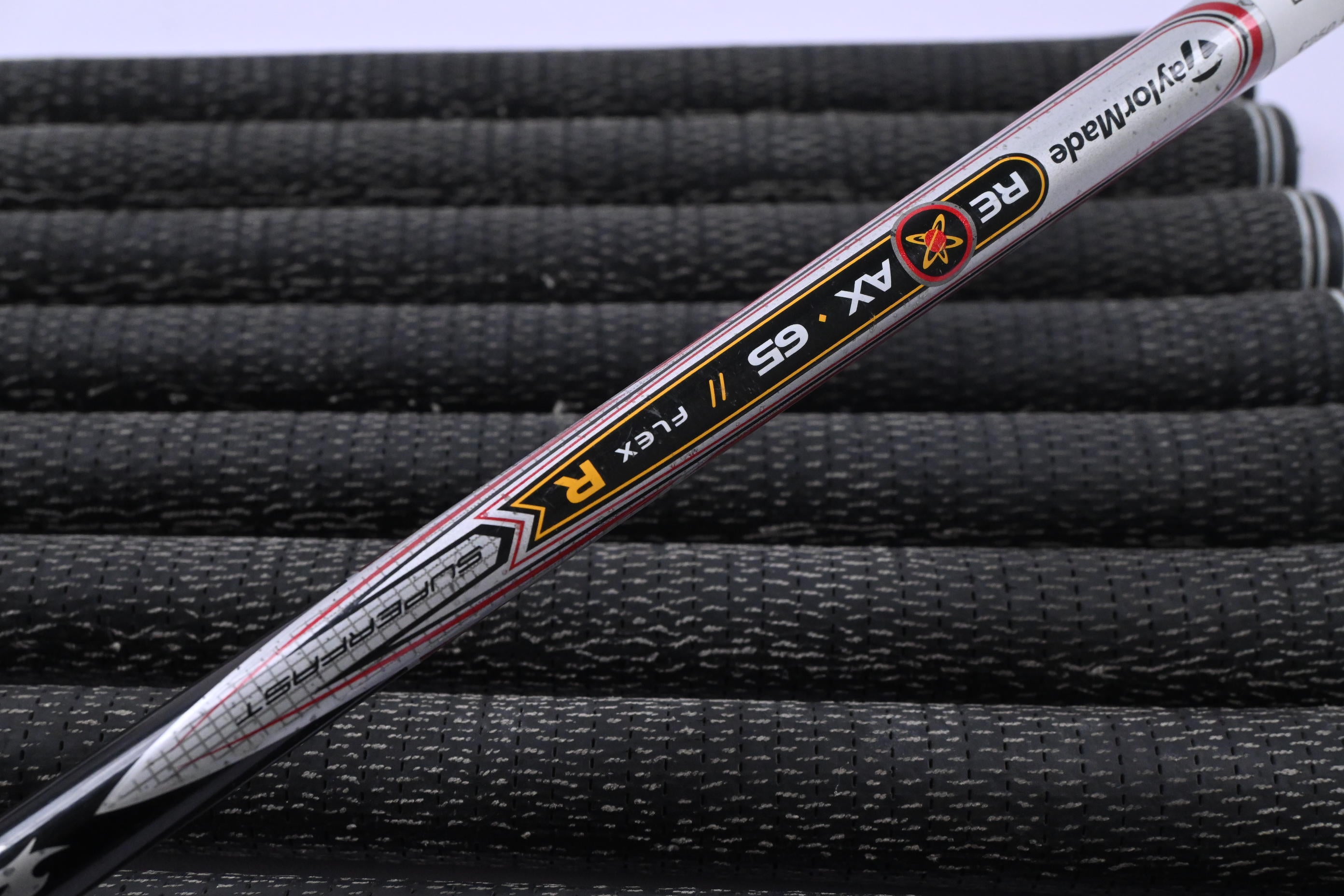 Left Hand Taylormade Burner Irons / 3-PW+GW / Regular Flex REAX 65 Shafts