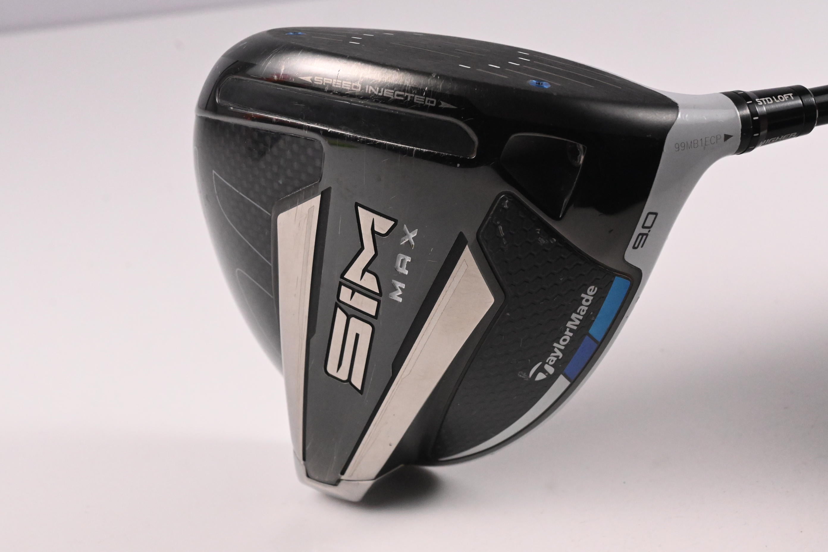Taylormade SIM Max Driver / 9 Degree / Stiff Flex Fujikura Ventus Red TR 5 Shaft