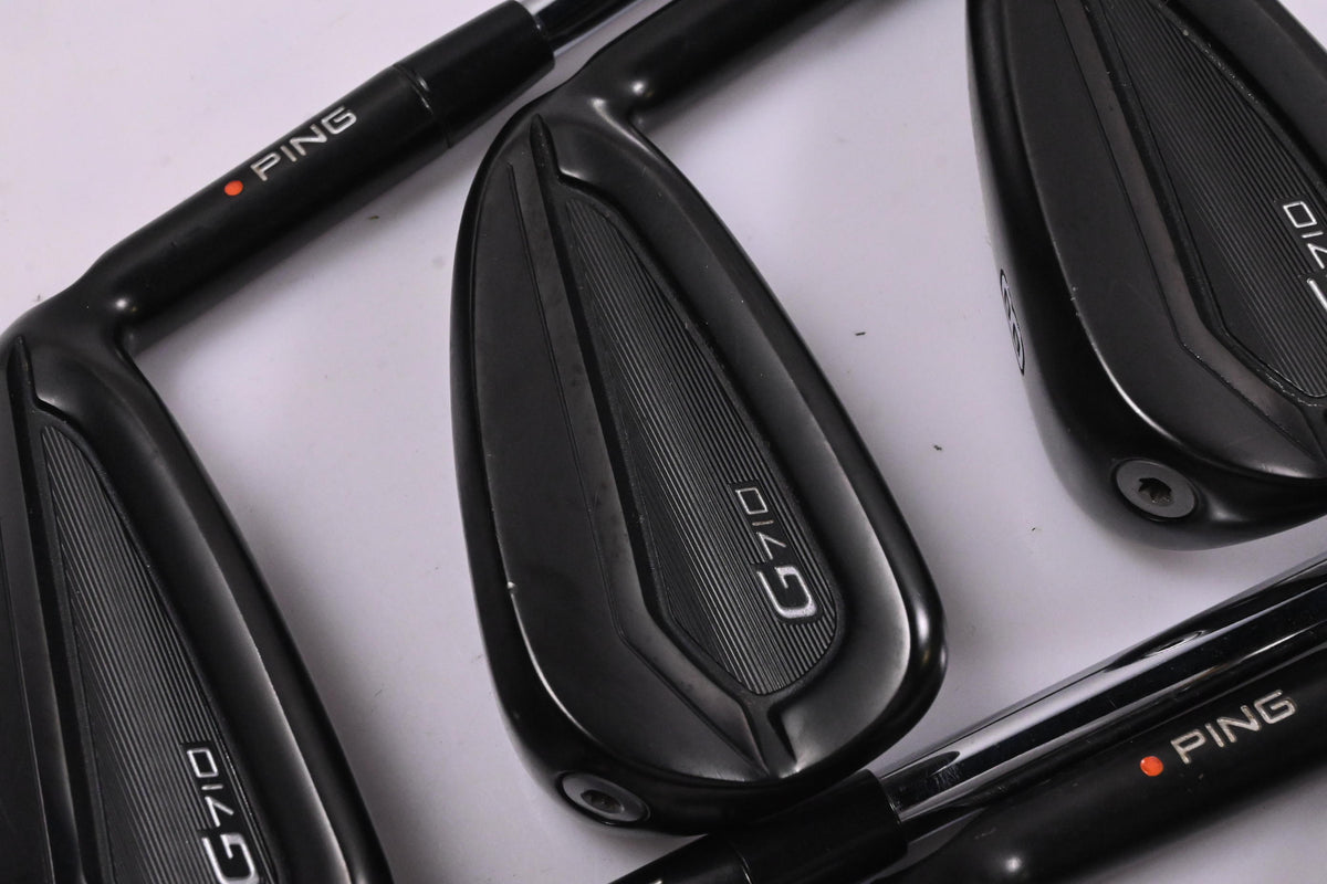Ping G710 Irons / 6-PW+SW / Orange Dot / Regular Flex Ping AWT 2.0 Shafts