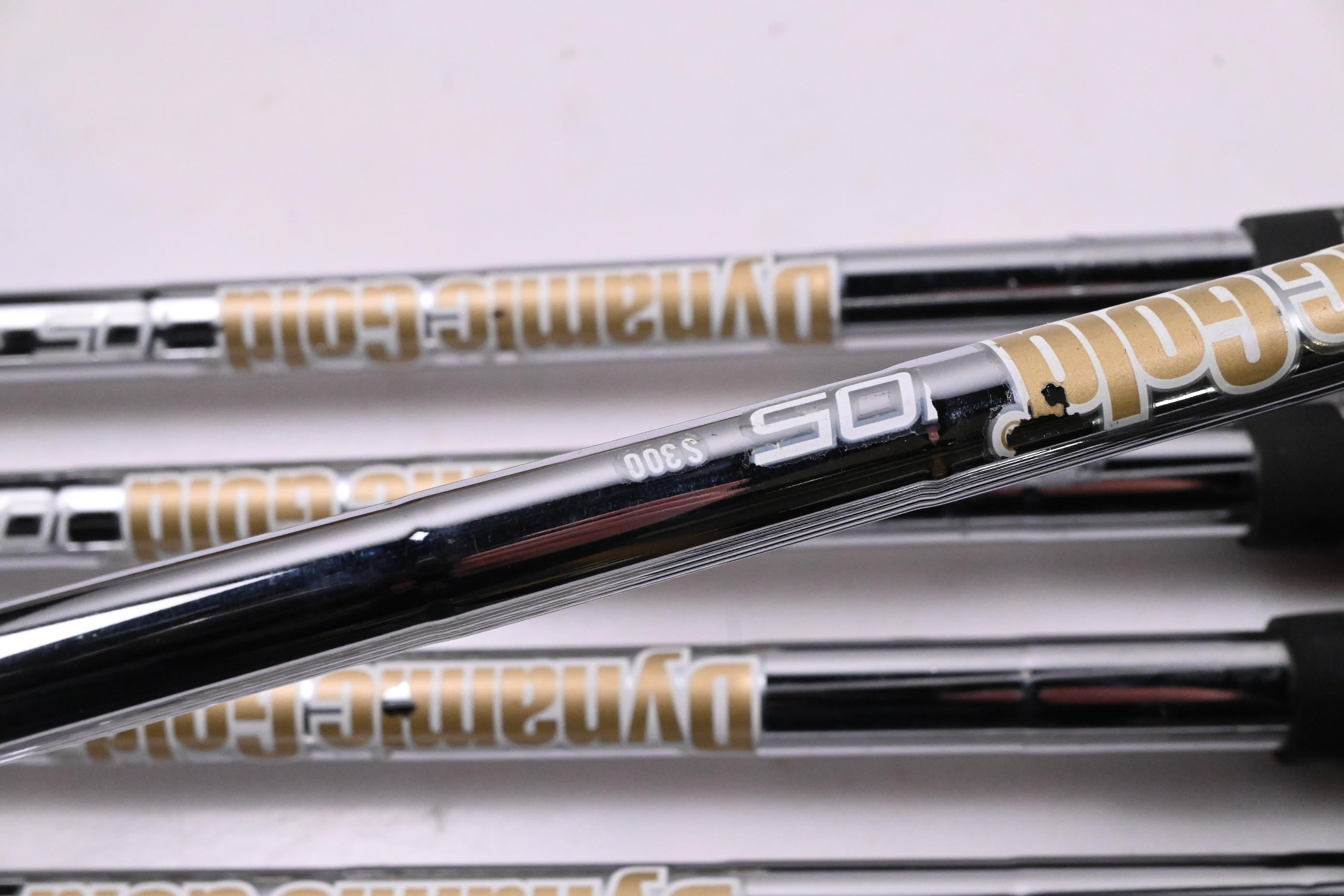 Ping G425 Irons / 4-PW+GW+SW / Green Dot / Stiff Flex Dynamic Gold S300 Shafts