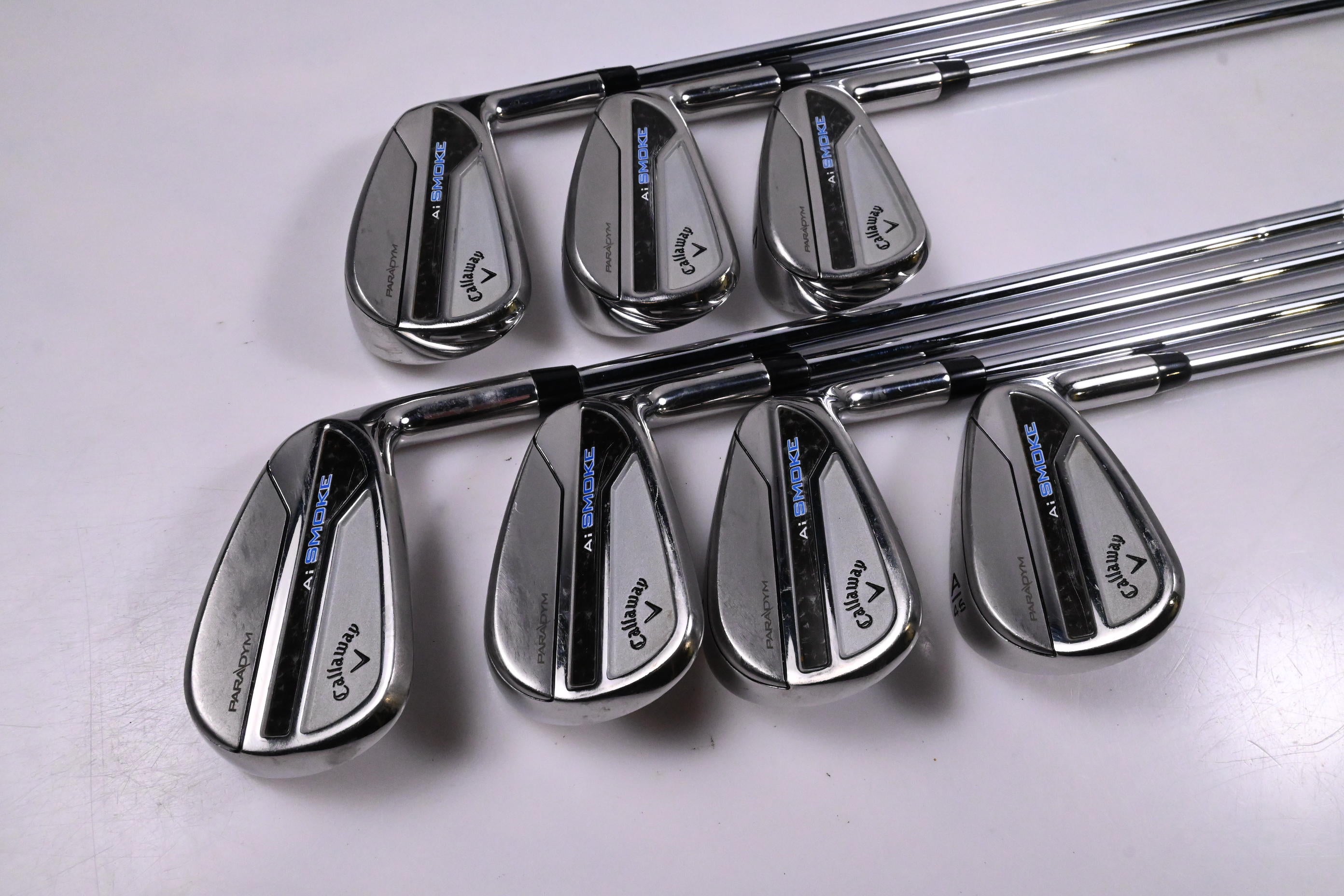Callaway Paradym Ai Smoke Irons / 5-PW+AW / Regular Flex Elevate MPH 95 Shafts