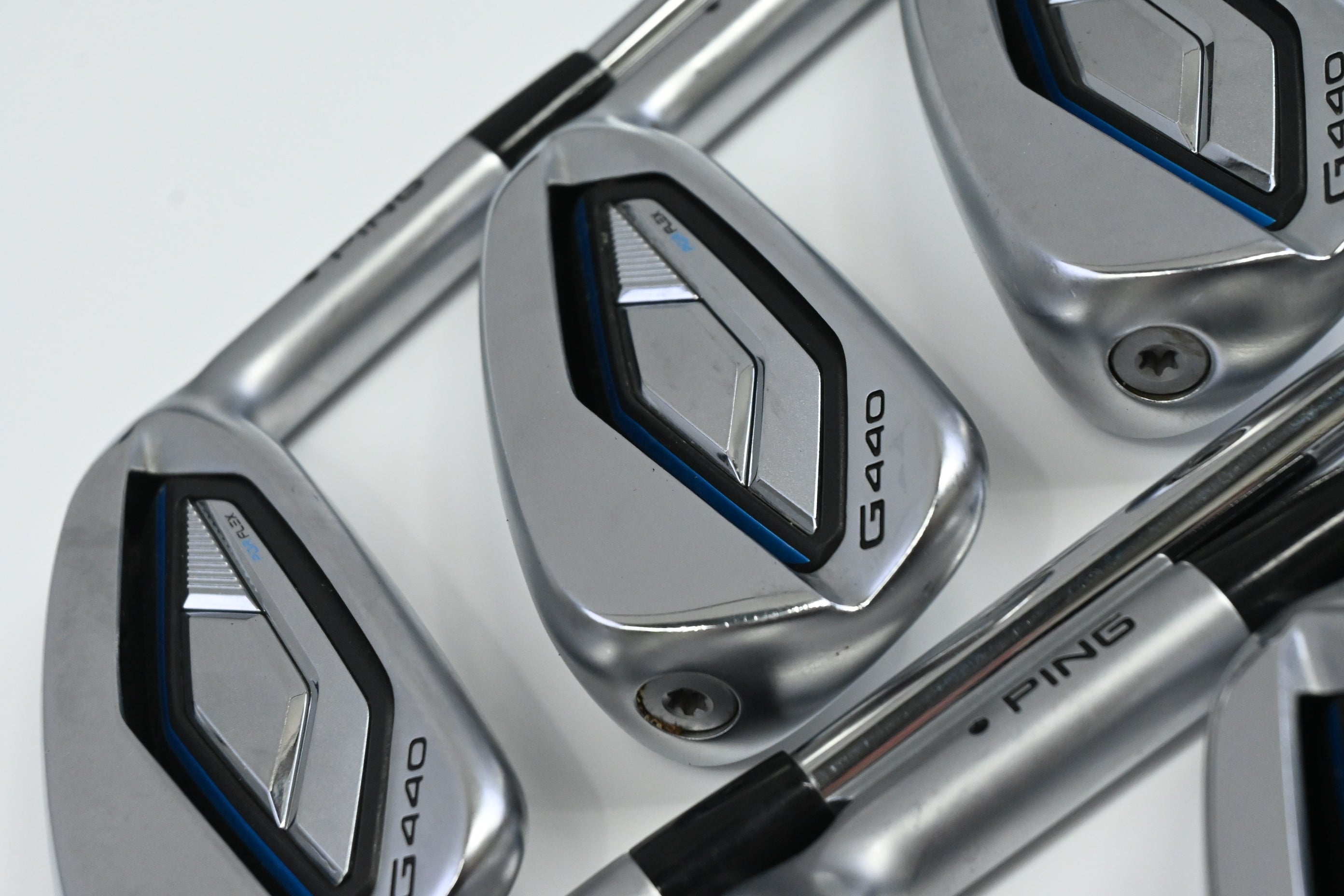 Ping G440 Irons / 5-PW+GW / Black Dot / Stiff Flex Ping AWT 3.0