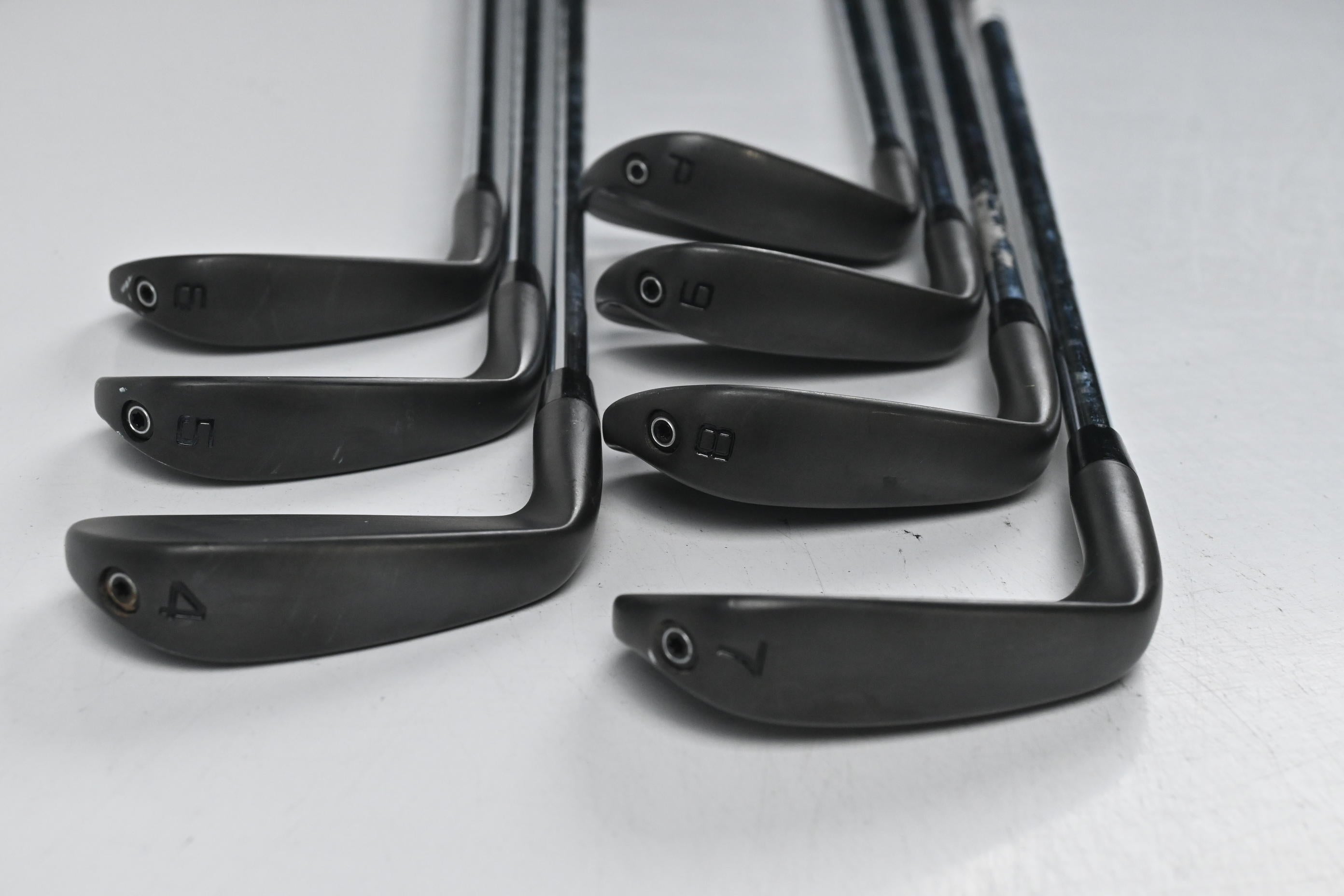 Cobra King Forged Tec 2023 Black Irons / 4-PW / Stiff Flex KBS $-Taper Lite