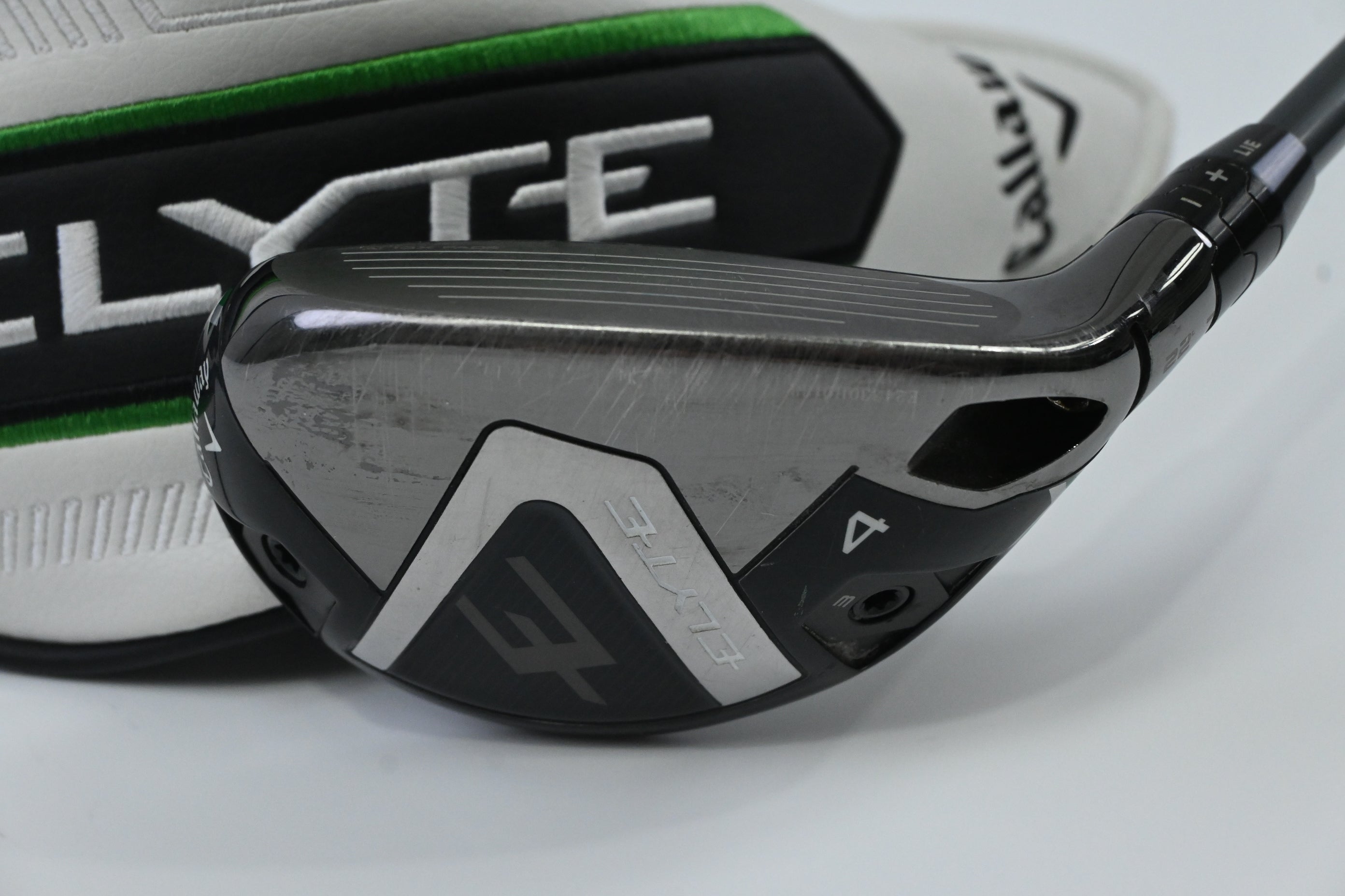 Callaway Elyte #4 Hybrid / 22 Degree / Stiff Flex Denali Charcoal 70 Shaft
