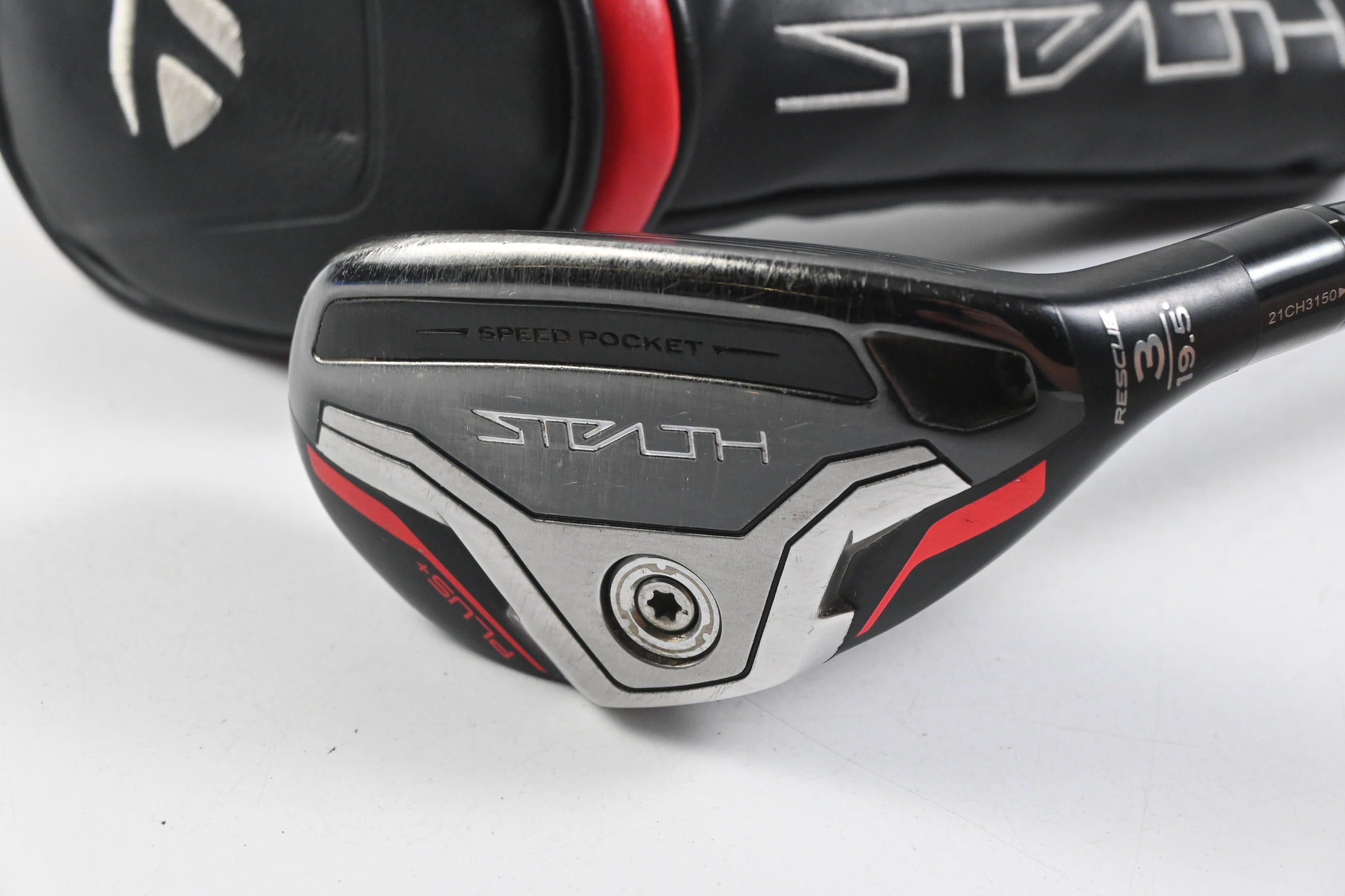 Taylormade Stealth Plus #3 Hybrid / 19.5 Degree / Stiff Flex HZRDUS Smoke RDX