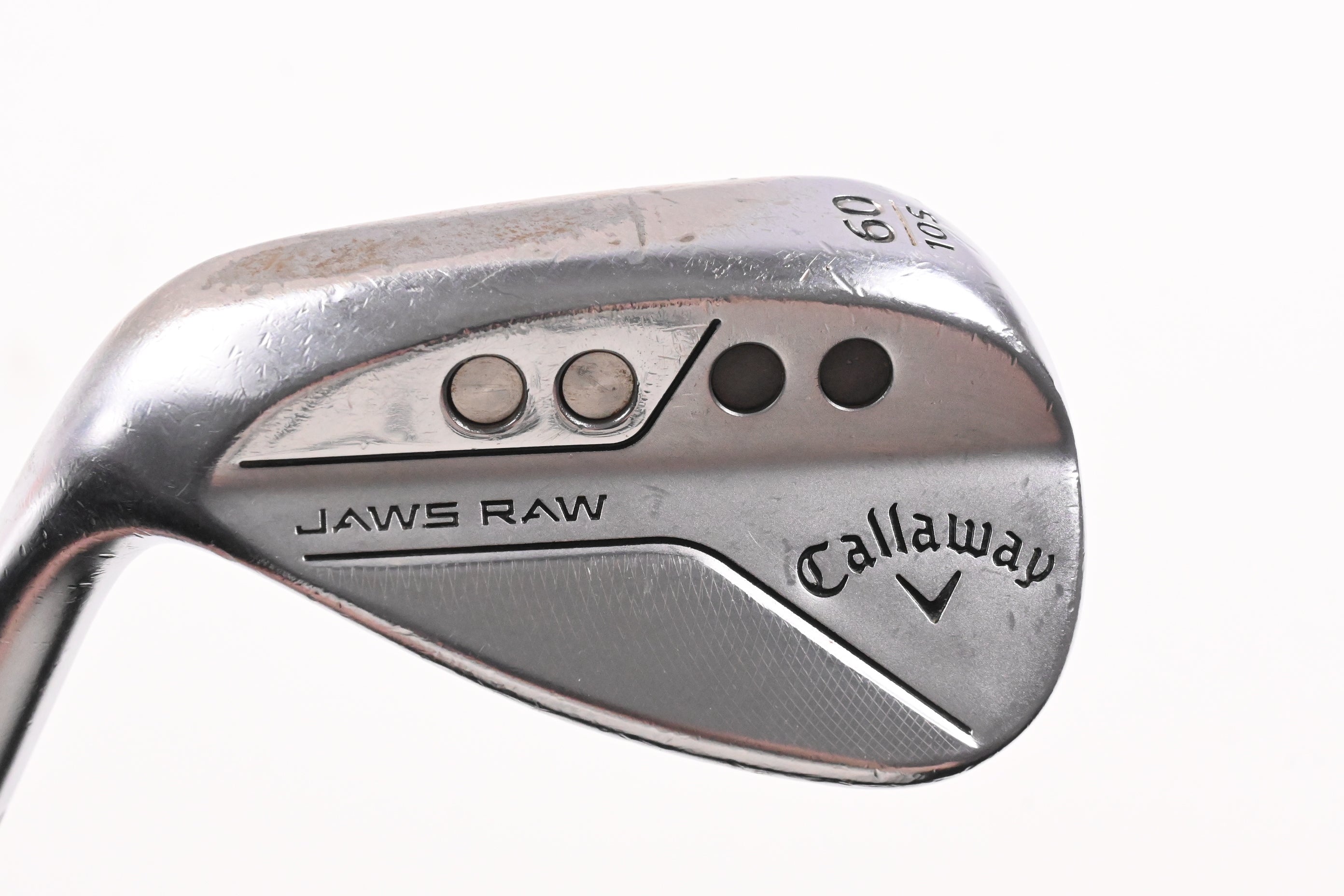 Left Haft Callaway Jaws Raw Lob Wedge / 60 Degree / Wedge Flex Dynamic Gold