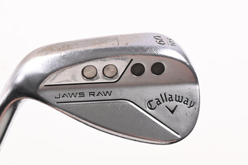 Left Haft Callaway Jaws Raw Lob Wedge / 60 Degree / Wedge Flex Dynamic Gold
