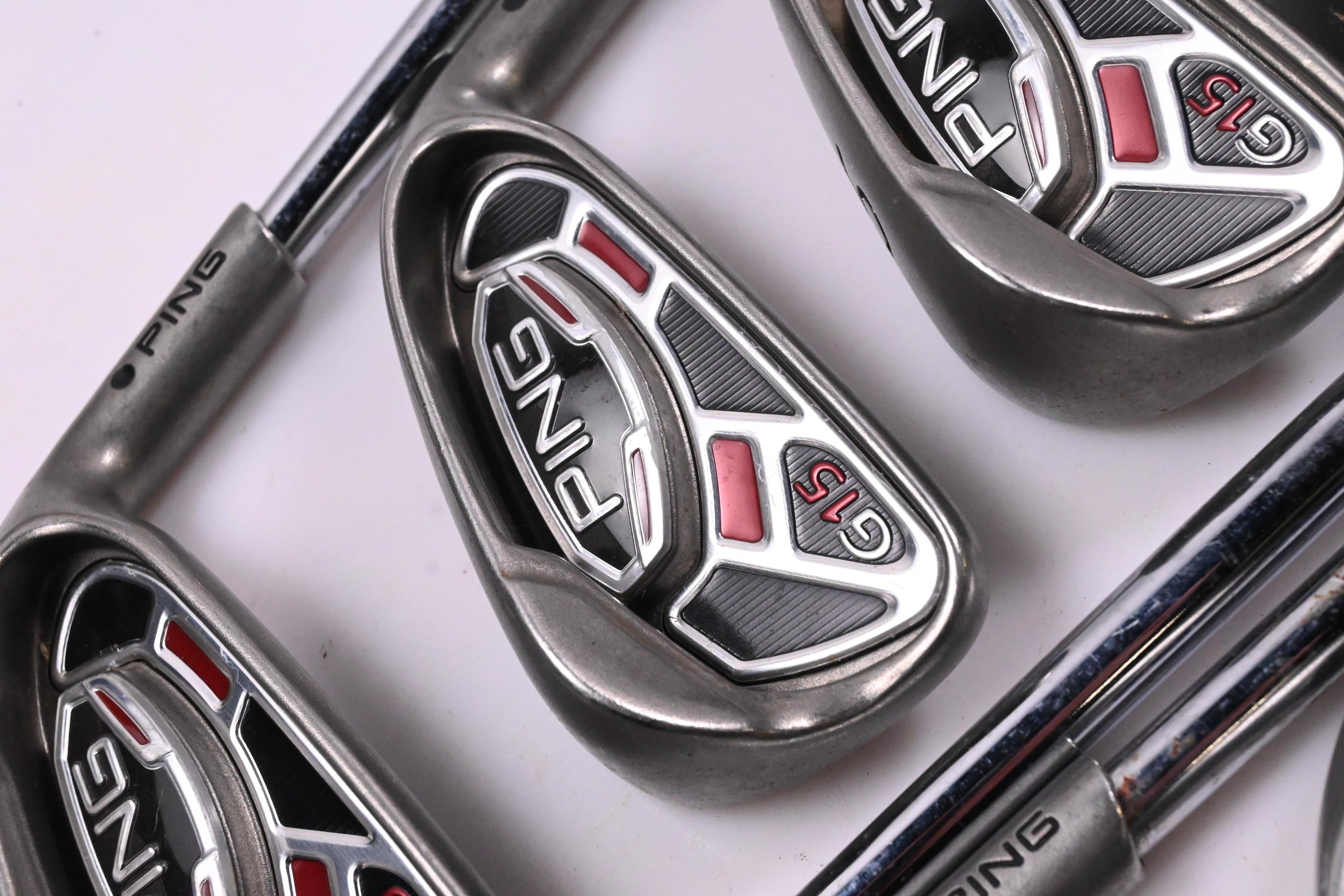 Ping G15 Irons / 3-PW+SW / Black Dot / Stiff Flex Steel Shafts