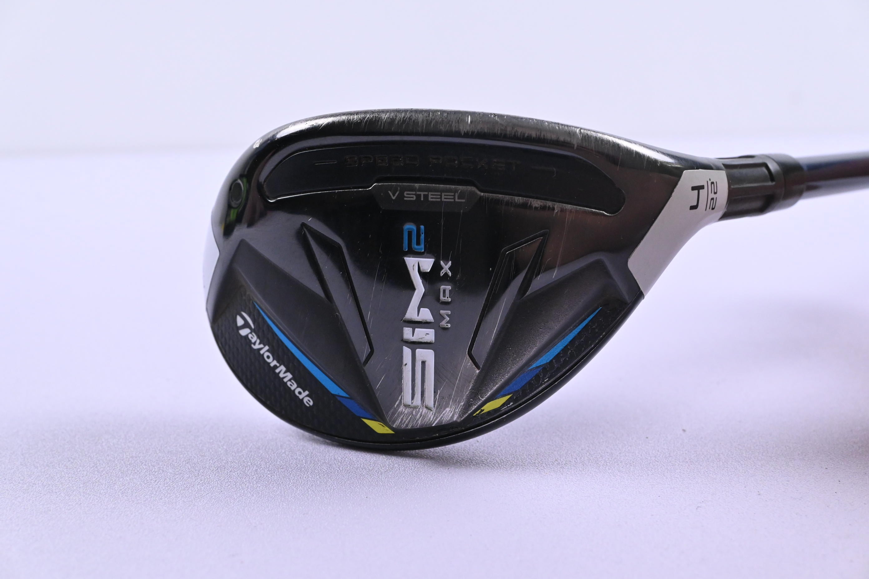 Taylormade SIM2 Max #4 Hybrid / 22 Degree / Regular Flex Ventus Blue 6 Shaft