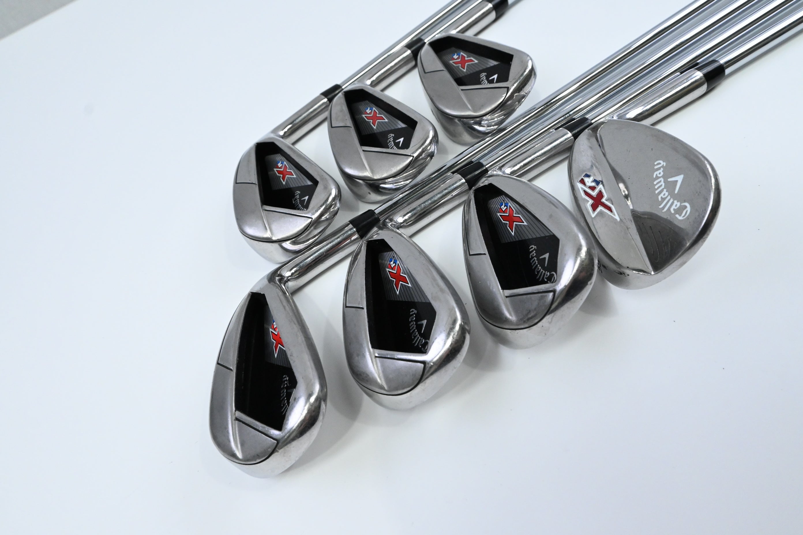 Callaway XR Irons / 5-9+AW+SW / Regular Flex Callaway XR Shafts / Set Missing PW