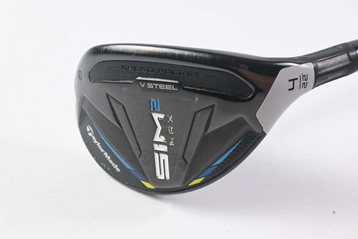 Taylormade SIM2 Max #4 Hybrid / 22 Degree / Regular Flex Ventus Blue 6 Shaft