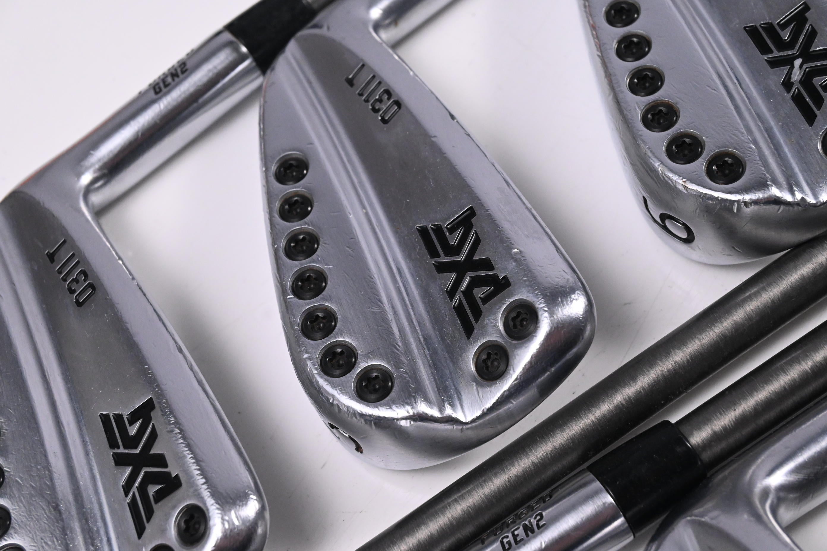 PXG 0311 T Gen2 Irons / 4-PW / Stiff Flex AeroTech SteelFiber i110 cw Shafts
