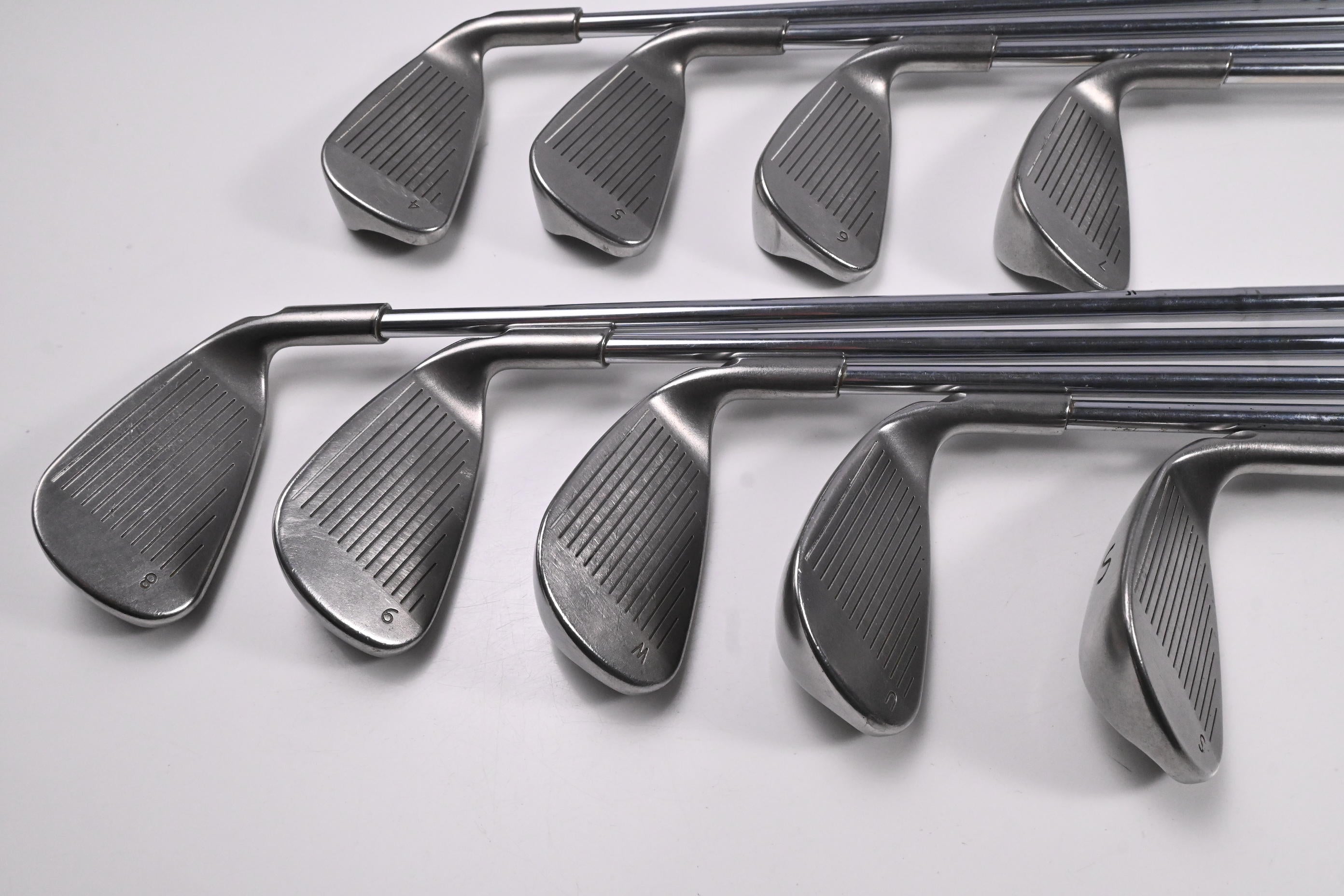 Ping G10 Irons / 4-PW+GW+SW / Black Dot / Stiff Flex Steel Shafts