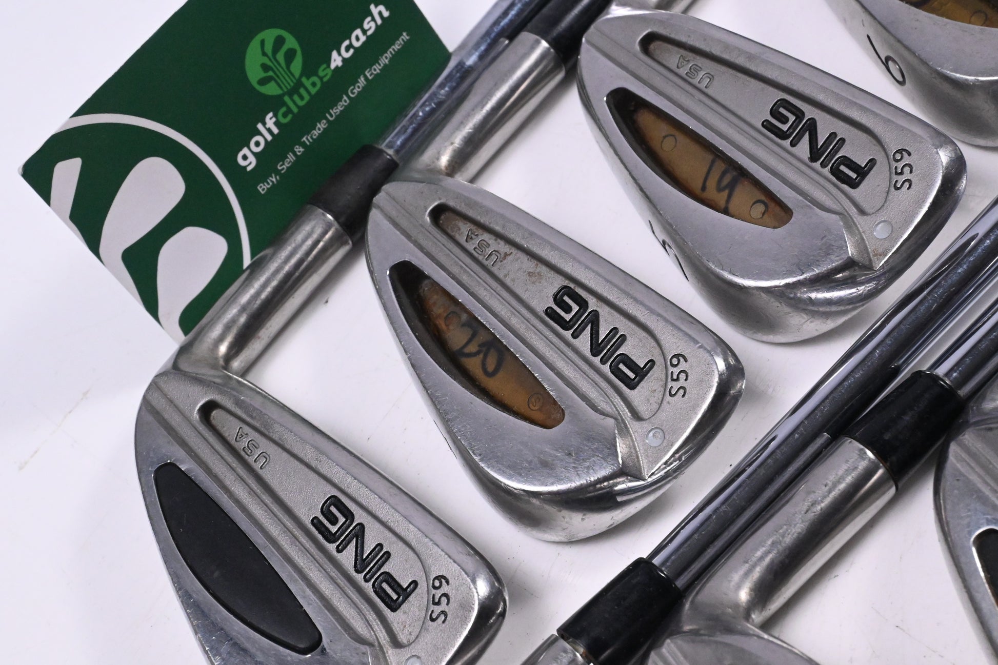 Ping S59 Irons / 3-PW / White Dot / Regular Flex Ping Shafts