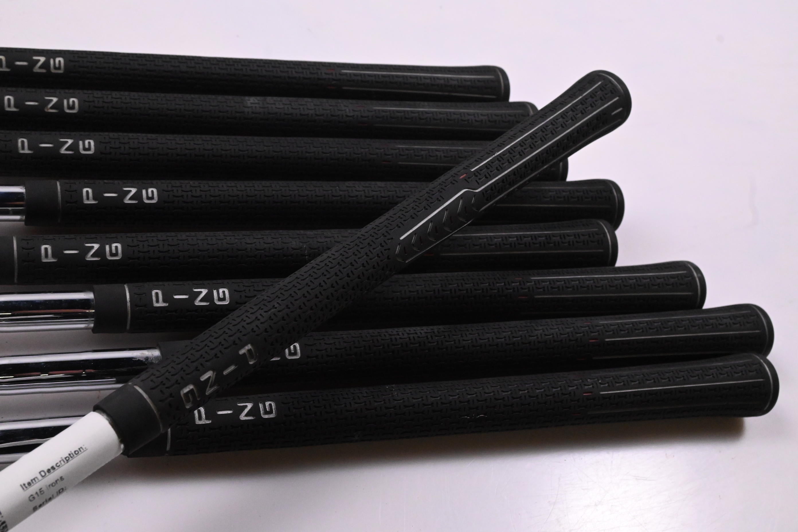 Ping G15 Irons / 3-PW+SW / Black Dot / Stiff Flex Steel Shafts