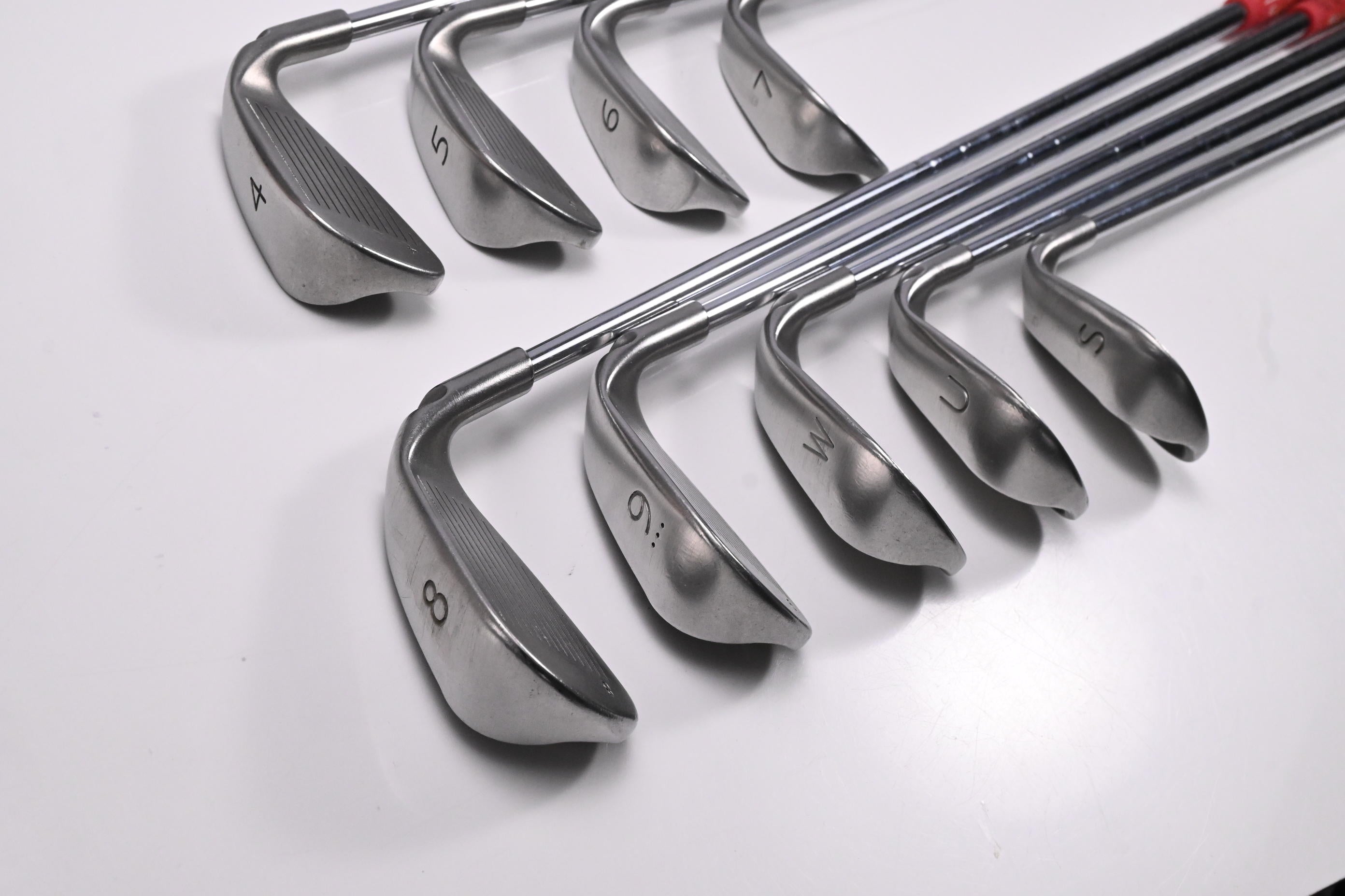 Ping G10 Irons / 4-PW+GW+SW / Black Dot / Stiff Flex Steel Shafts