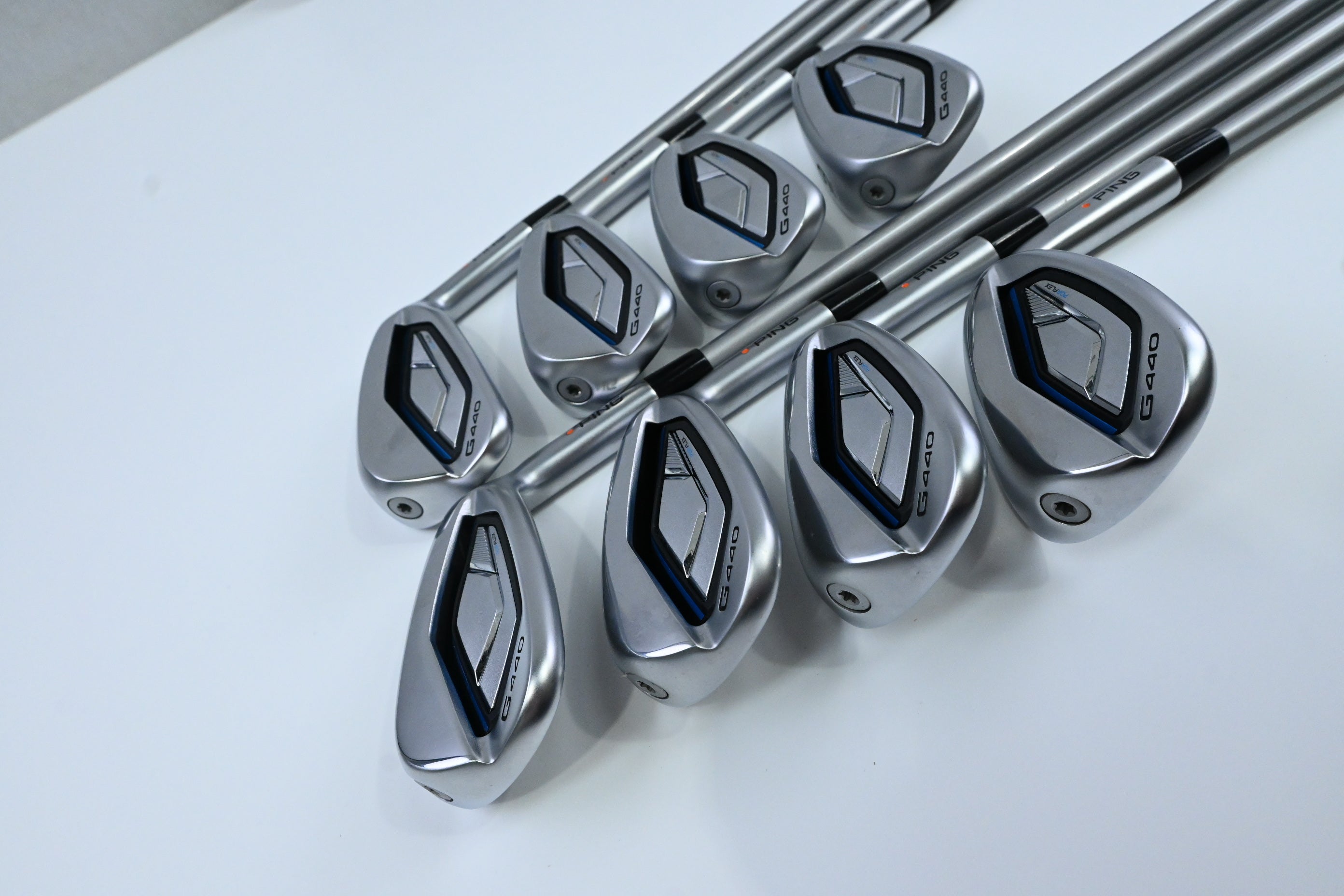 Ping G440 Irons / 6-PW+GW+SW / Orange Dot / Senior Flex Ping Alta Quick 45