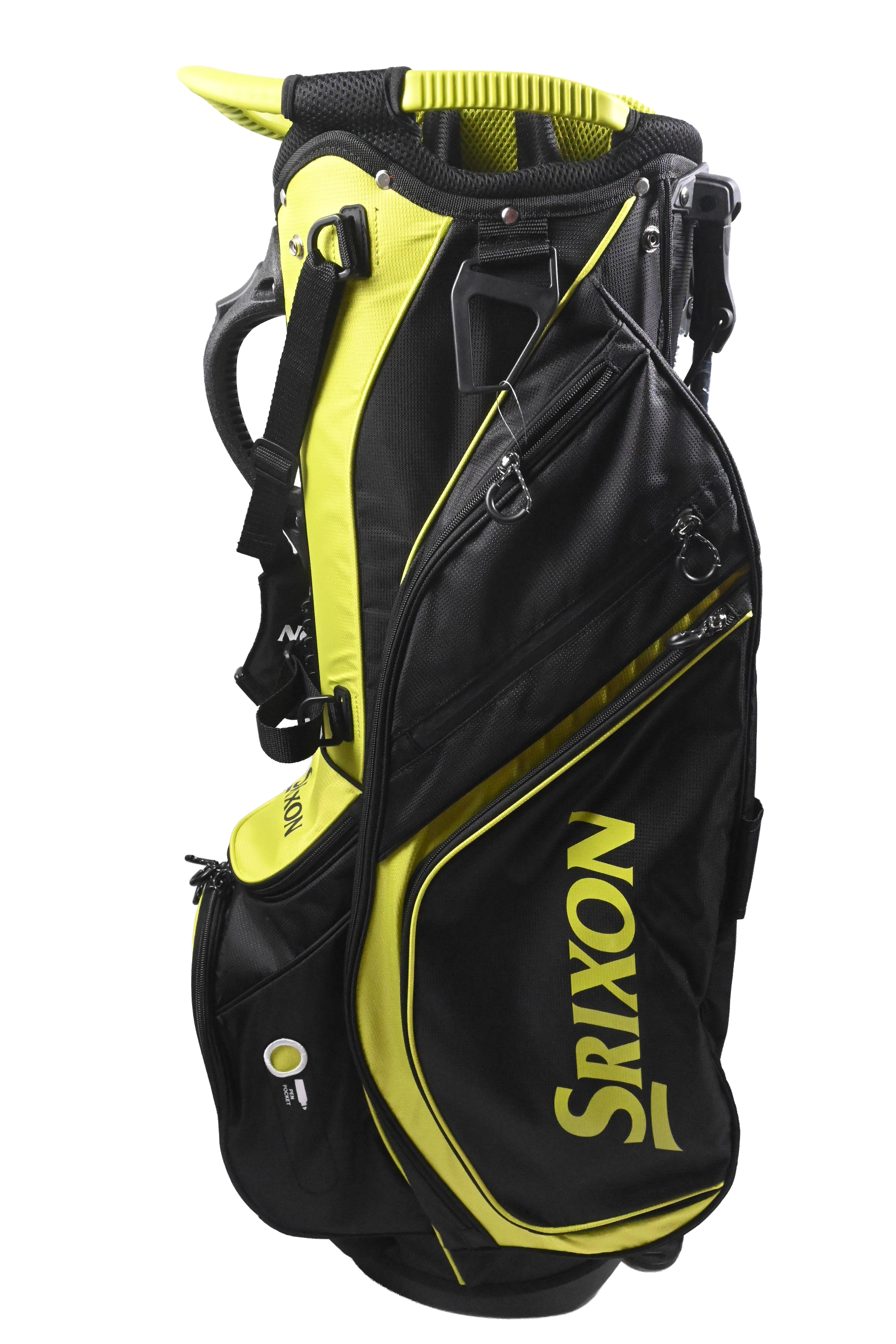 Srixon Lightweight Stand Bag / 14-Way Divider / Lime, Black