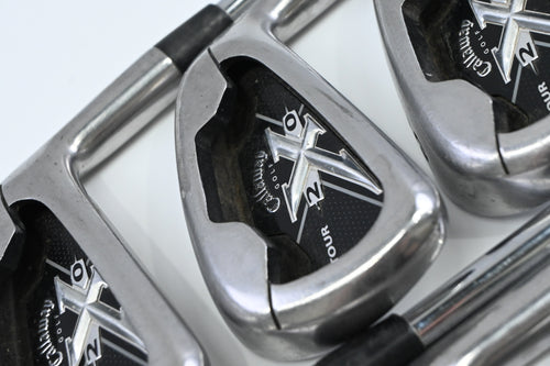 Callaway X-20 Tour Irons / 3-PW / Stiff Flex Project X Flighted Rifle Shafts