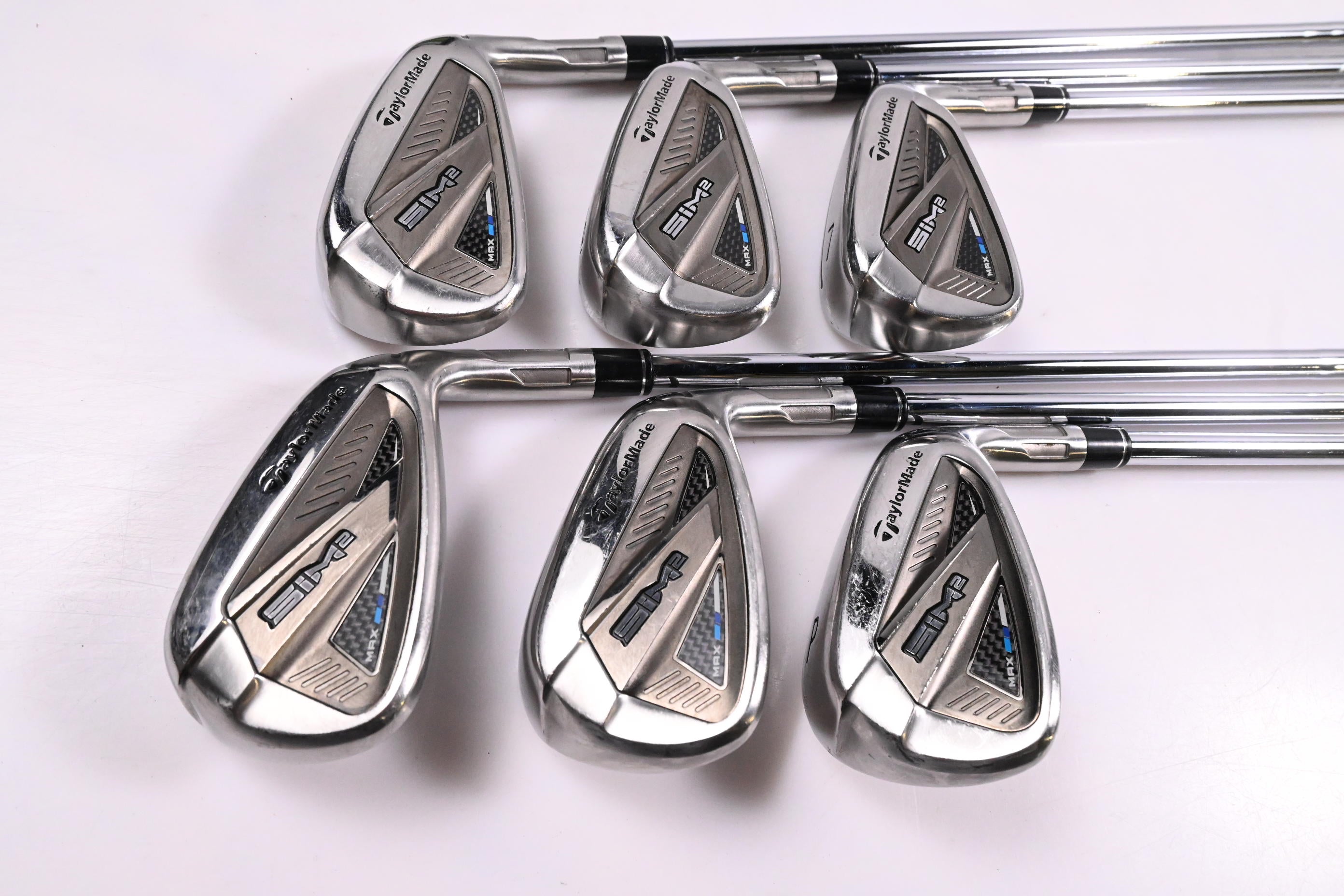 Taylormade SIM2 Max Irons / 5-PW / Regular Flex KBS MAX MT 85 Shafts