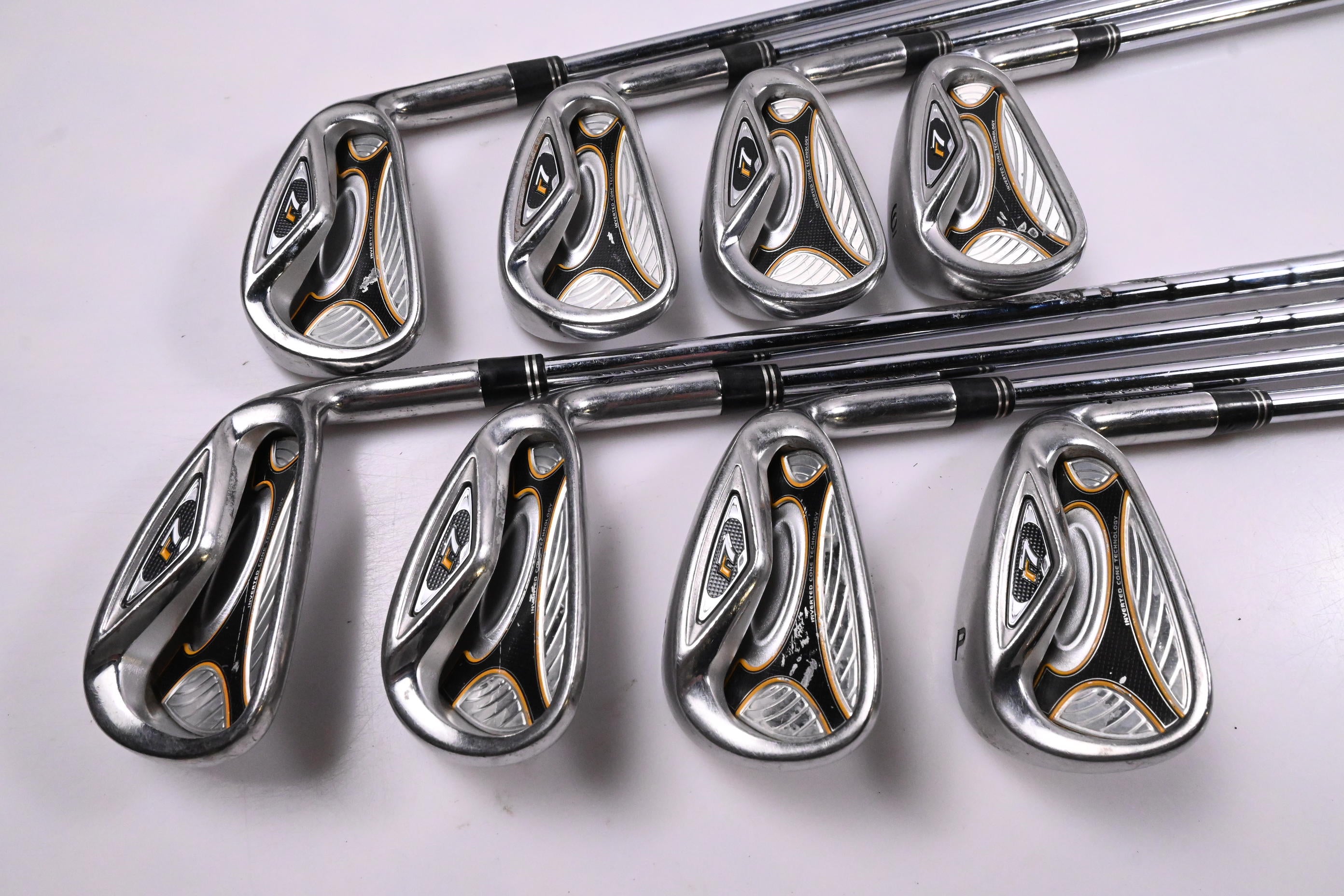Taylormade R7 Irons / 3-PW / Stiff Flex Taylormade T-Step 90 Shafts
