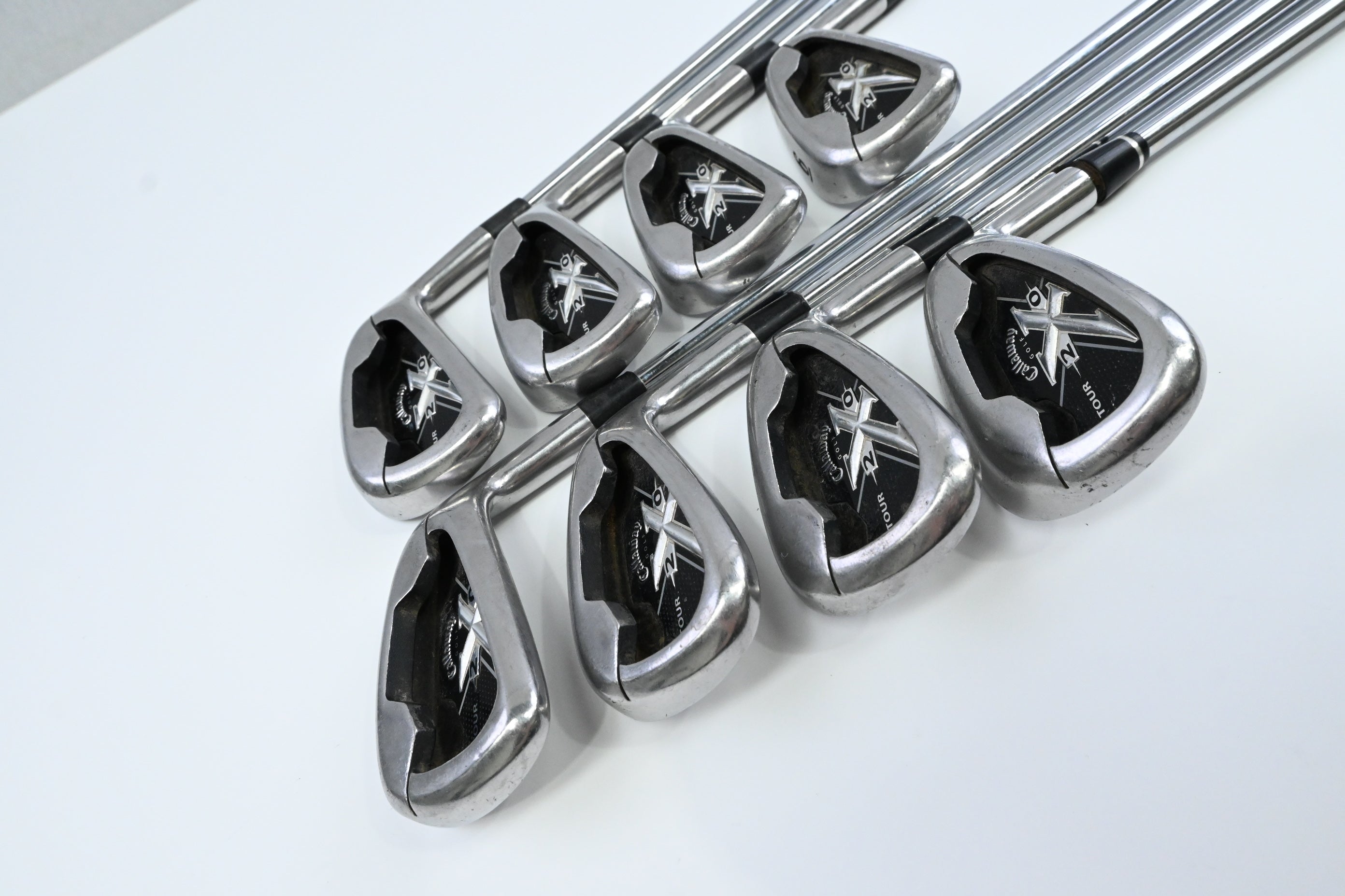 Callaway X-20 Tour Irons / 3-PW / Stiff Flex Project X Flighted Rifle Shafts