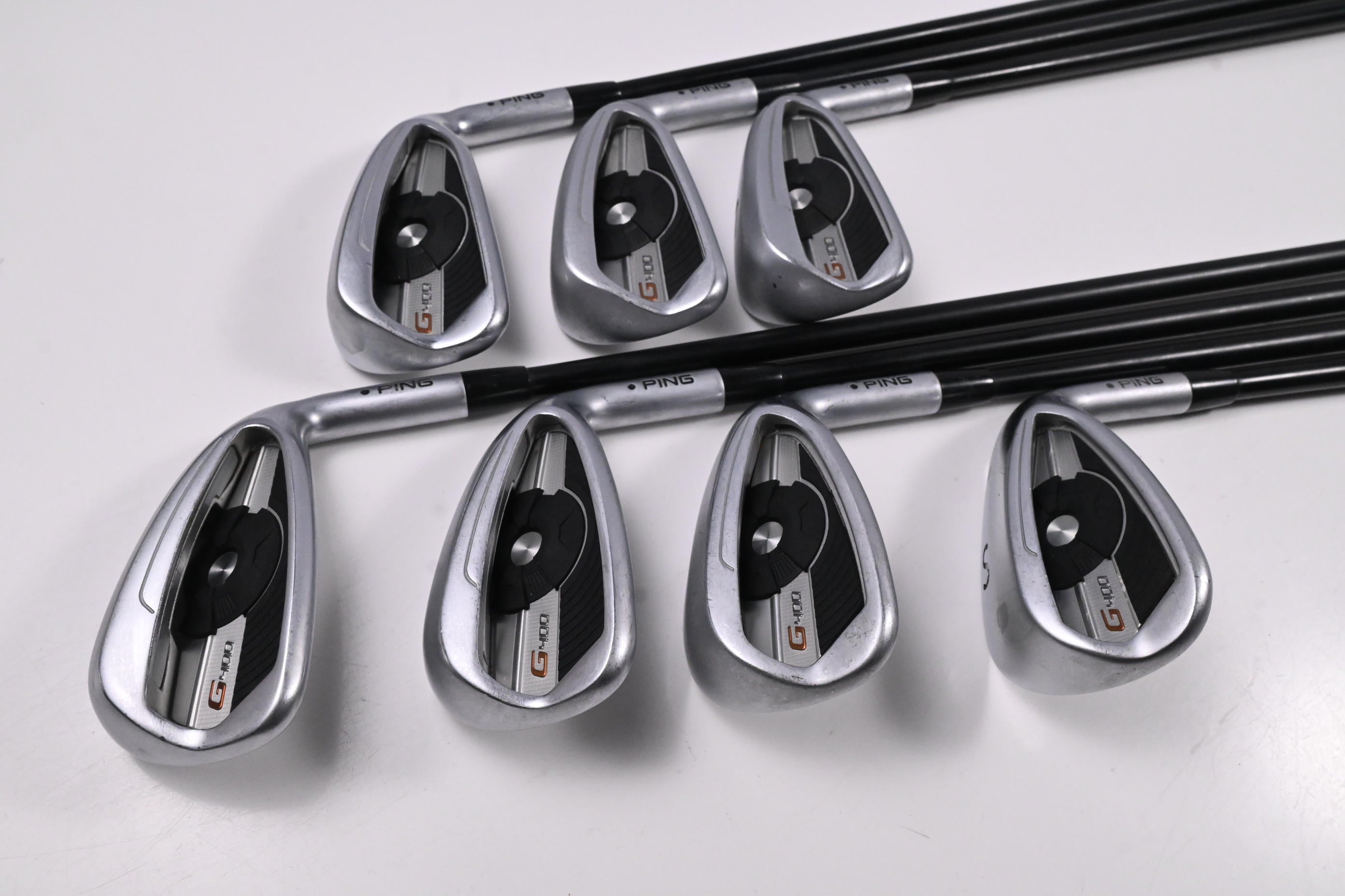 Ping G400 Irons / 5-PW+SW / Black Dot / Regular Flex Ping Alta CB AWT Shafts