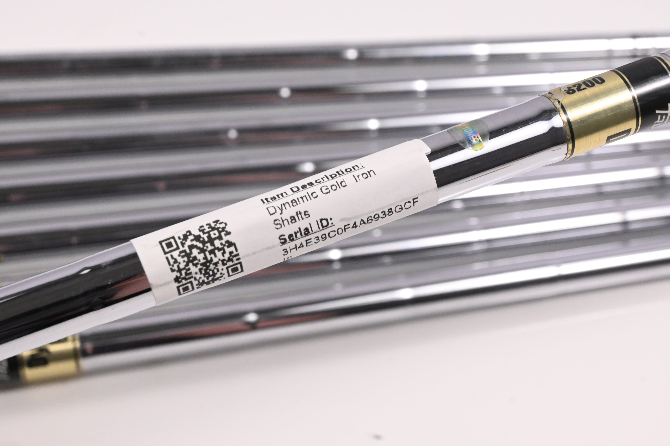 Dynamic Gold S200 Shafts / Stiff Flex / Set of 8 / .355" Tip