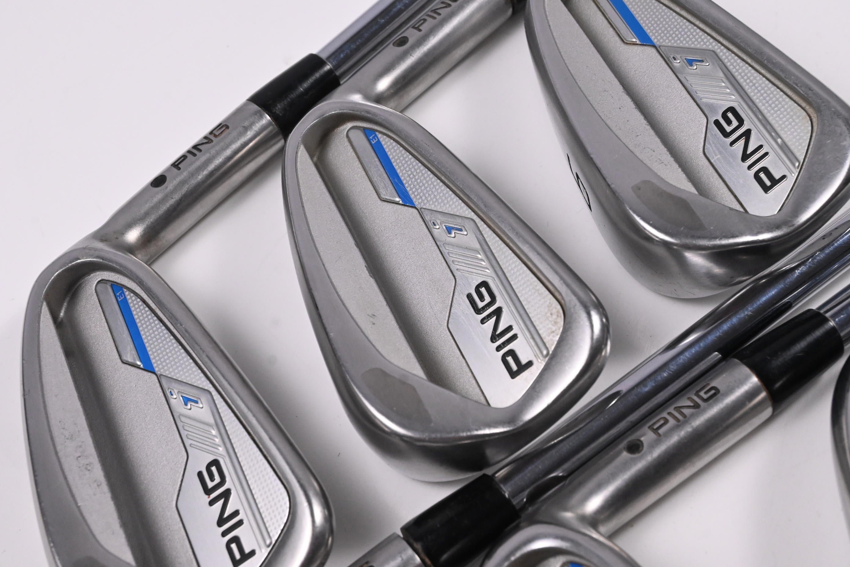 Ping i-Series E1 Irons / 4-9I / Black Dot / Stiff Flex Ping CFS Distance Shafts