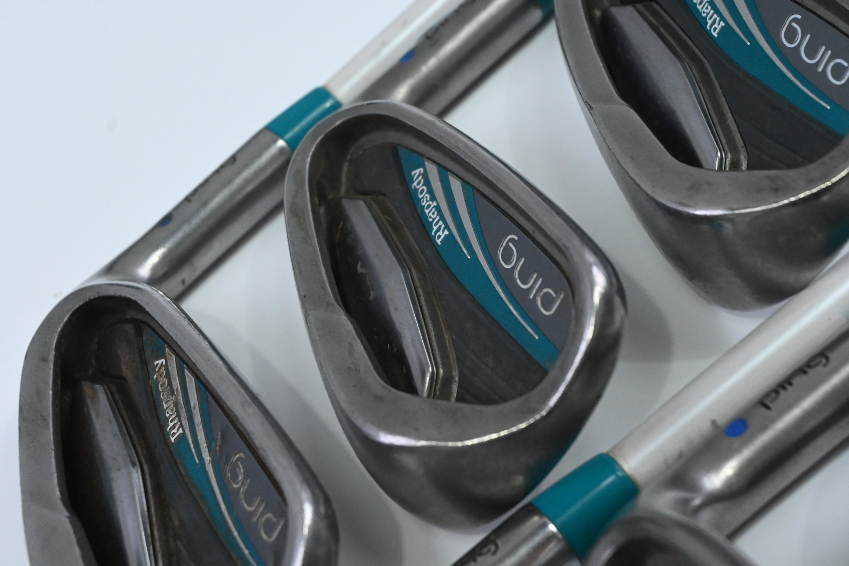 Ladies Ping Rhapsody 2015 Irons / 7-PW+GW+SW / Blue Dot / Ladies Flex ULT 220