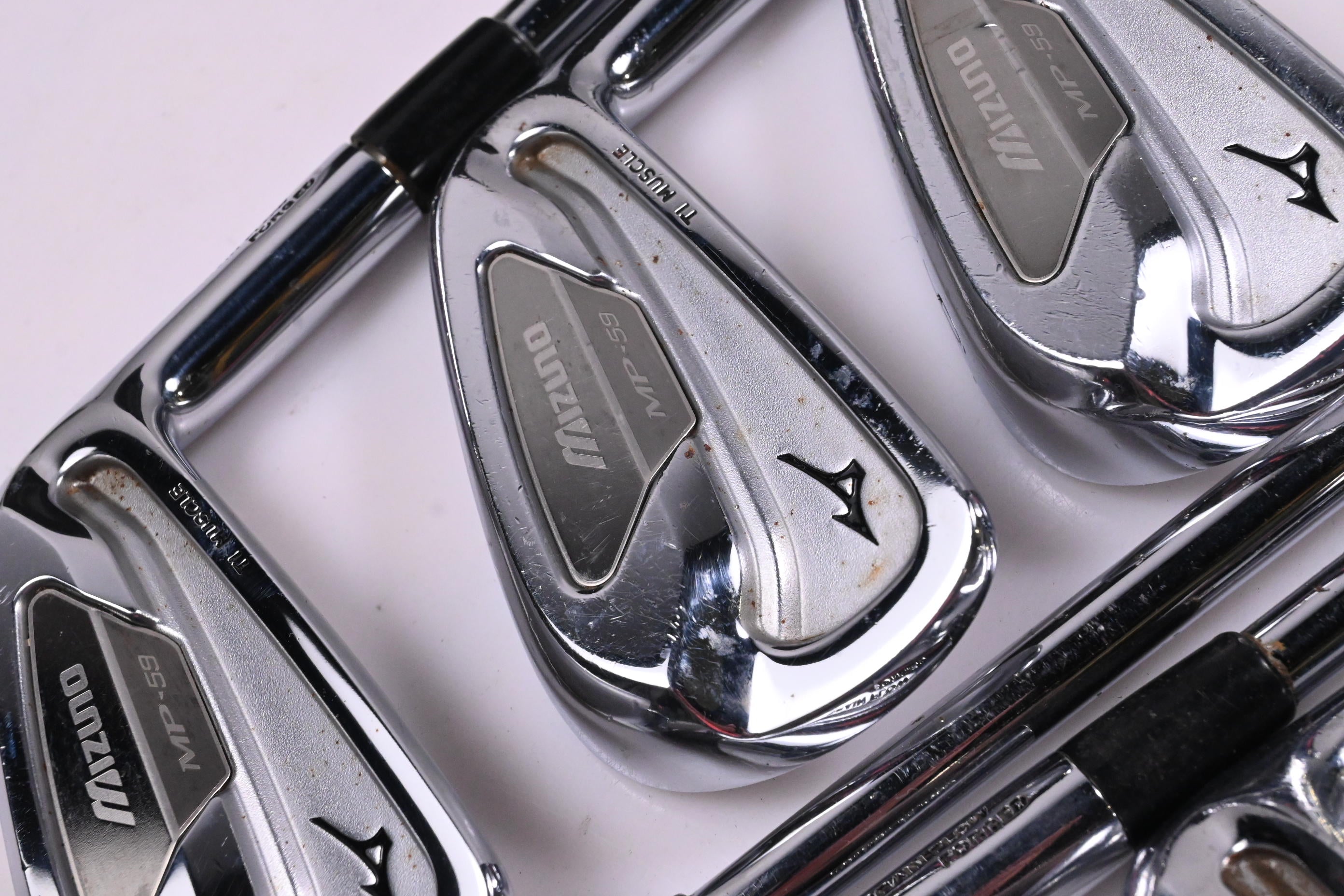 Mizuno MP-59 Irons / 4-PW / Stiff Flex Dynamic Gold S300 Shafts