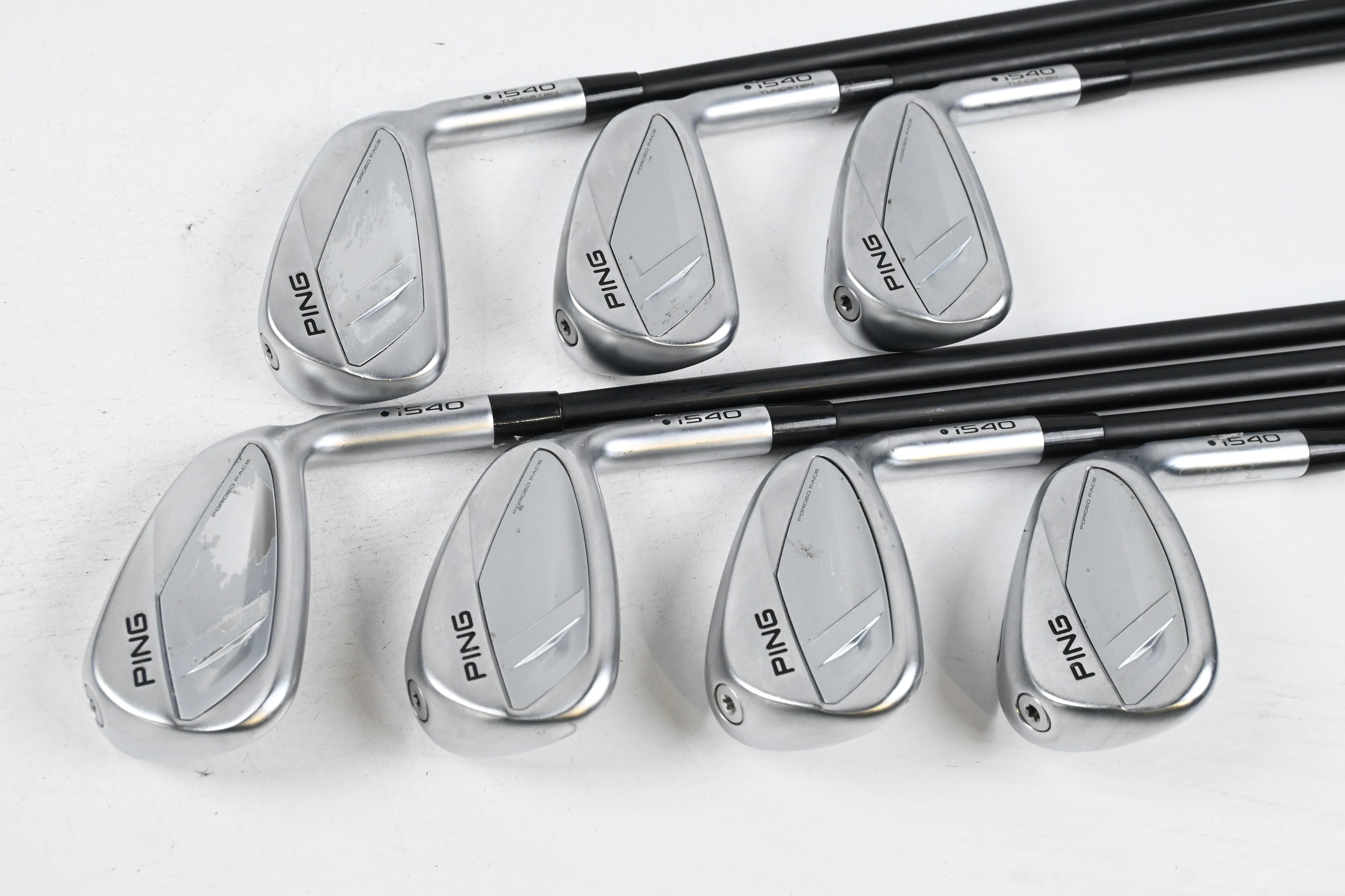 Ping i540 Irons / 5-PW+GW / Black Dot / Stiff Flex Ping Alta CB AWT Shafts