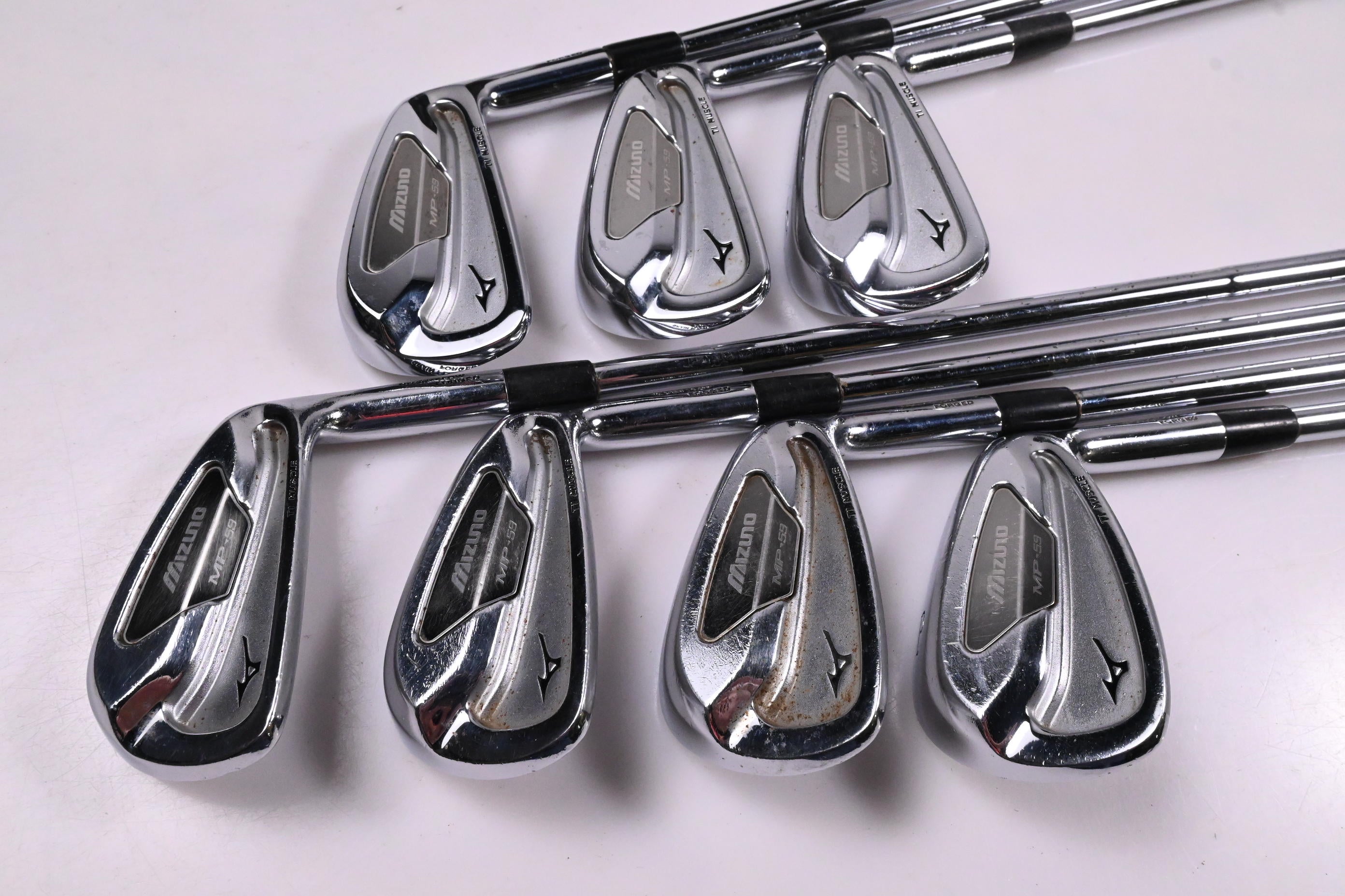 Mizuno MP-59 Irons / 4-PW / Stiff Flex Dynamic Gold S300 Shafts