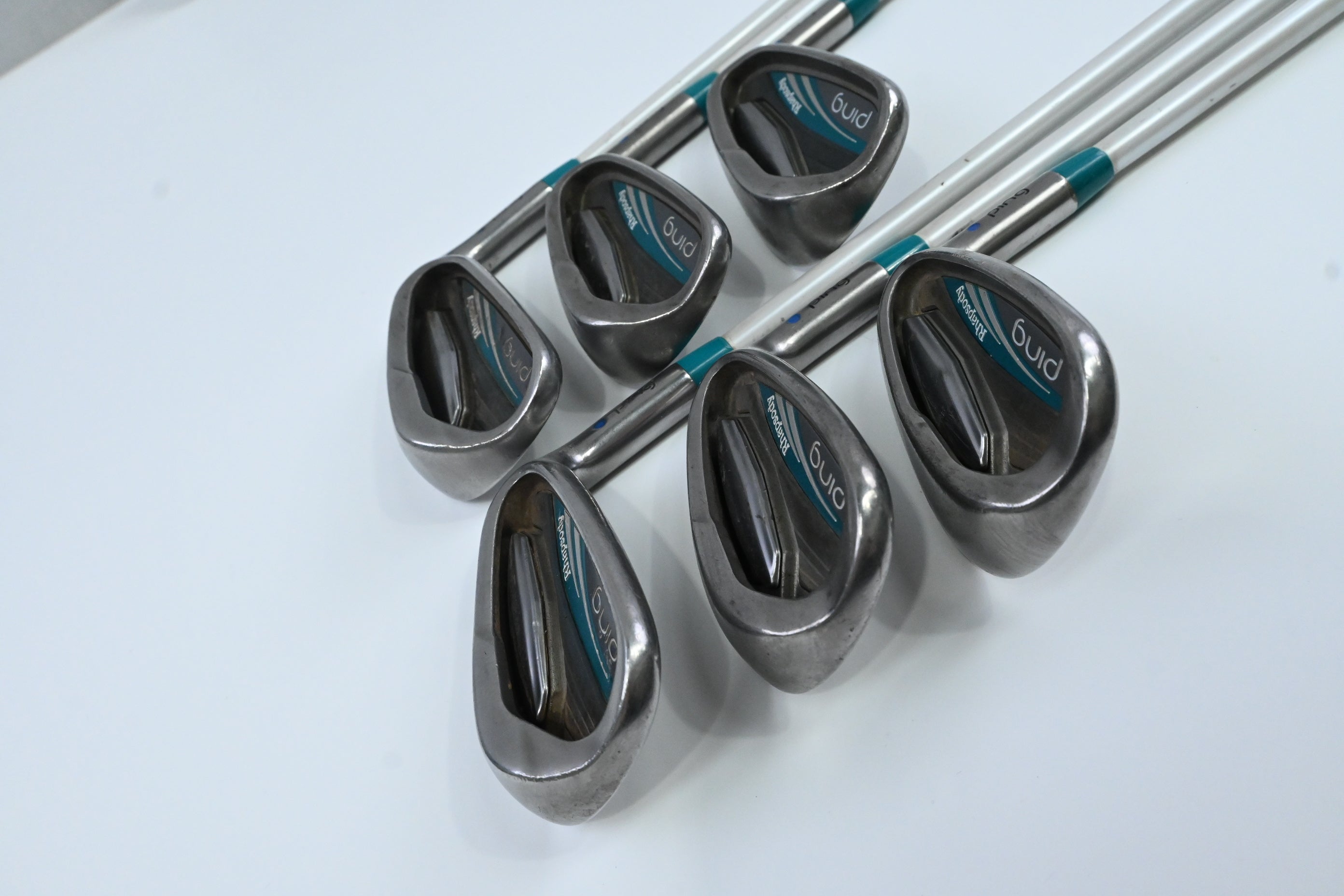 Ladies Ping Rhapsody 2015 Irons / 7-PW+GW+SW / Blue Dot / Ladies Flex ULT 220