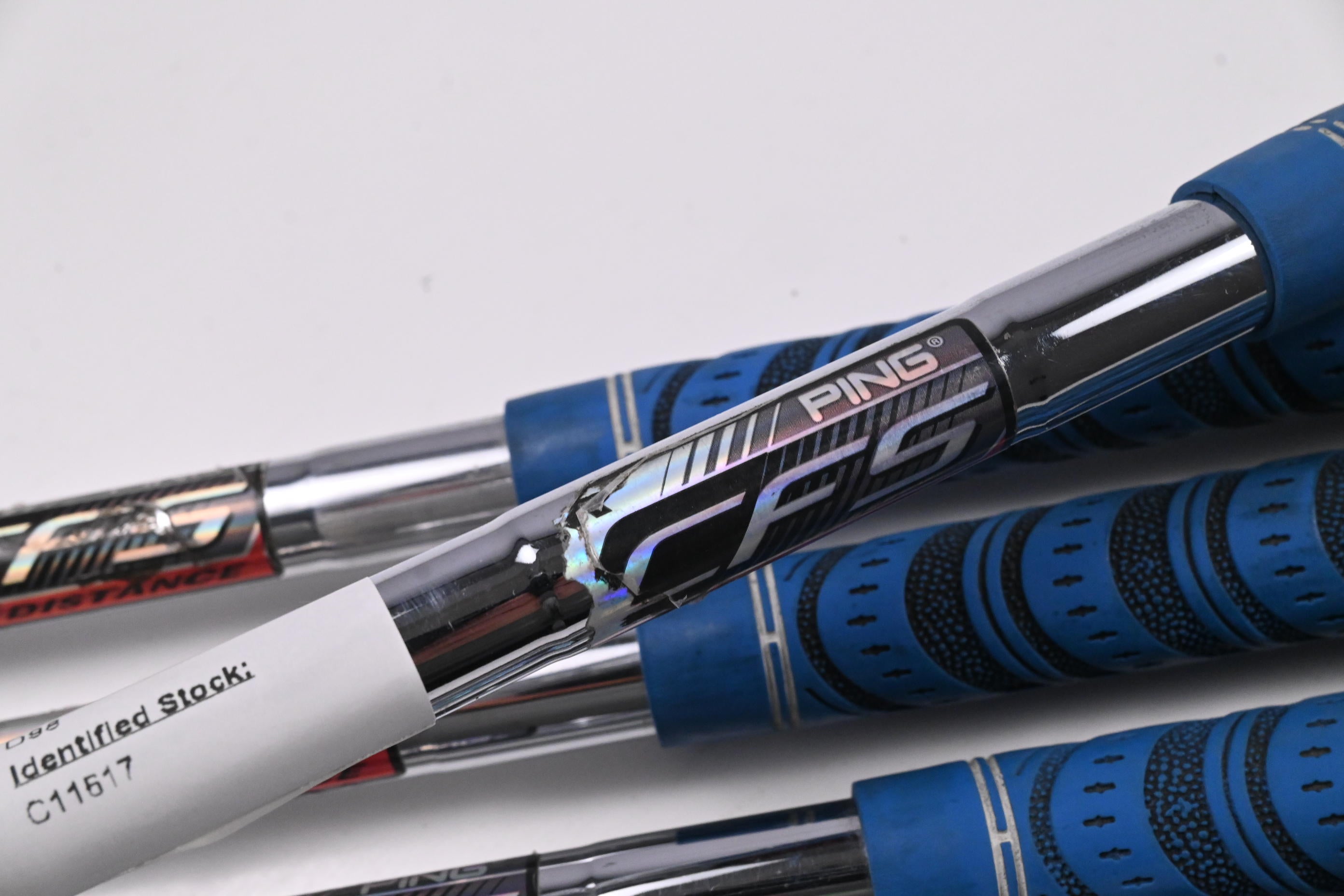 Ping i-Series E1 Irons / 4-9I / Black Dot / Stiff Flex Ping CFS Distance Shafts