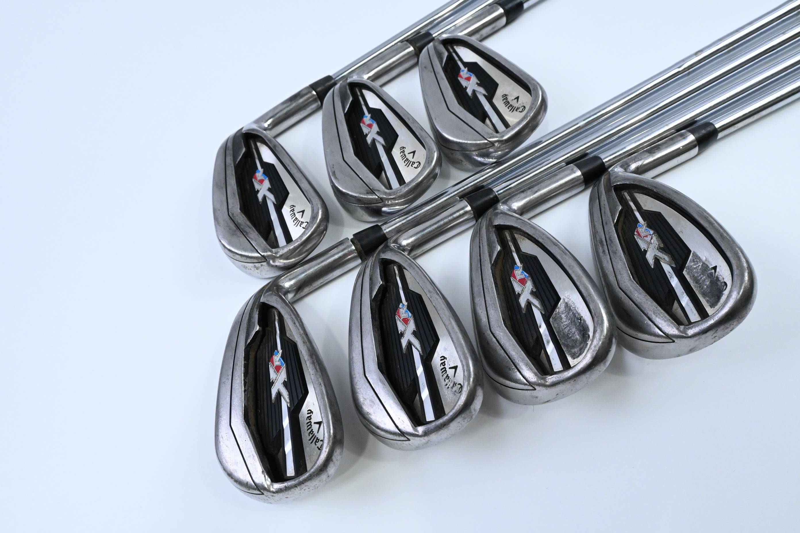 Callaway XR Irons / 6-PW+AW / Regular Flex SpeedStep Shafts
