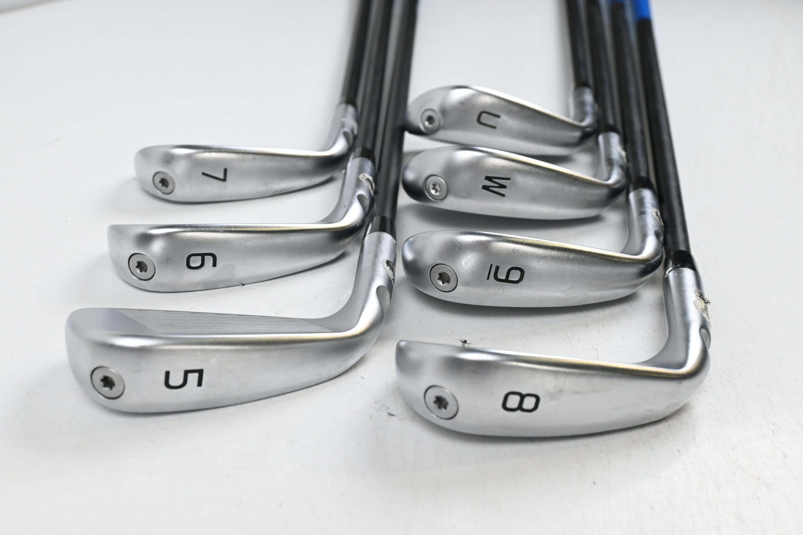 Ping i540 Irons / 5-PW+GW / Black Dot / Stiff Flex Ping Alta CB AWT Shafts