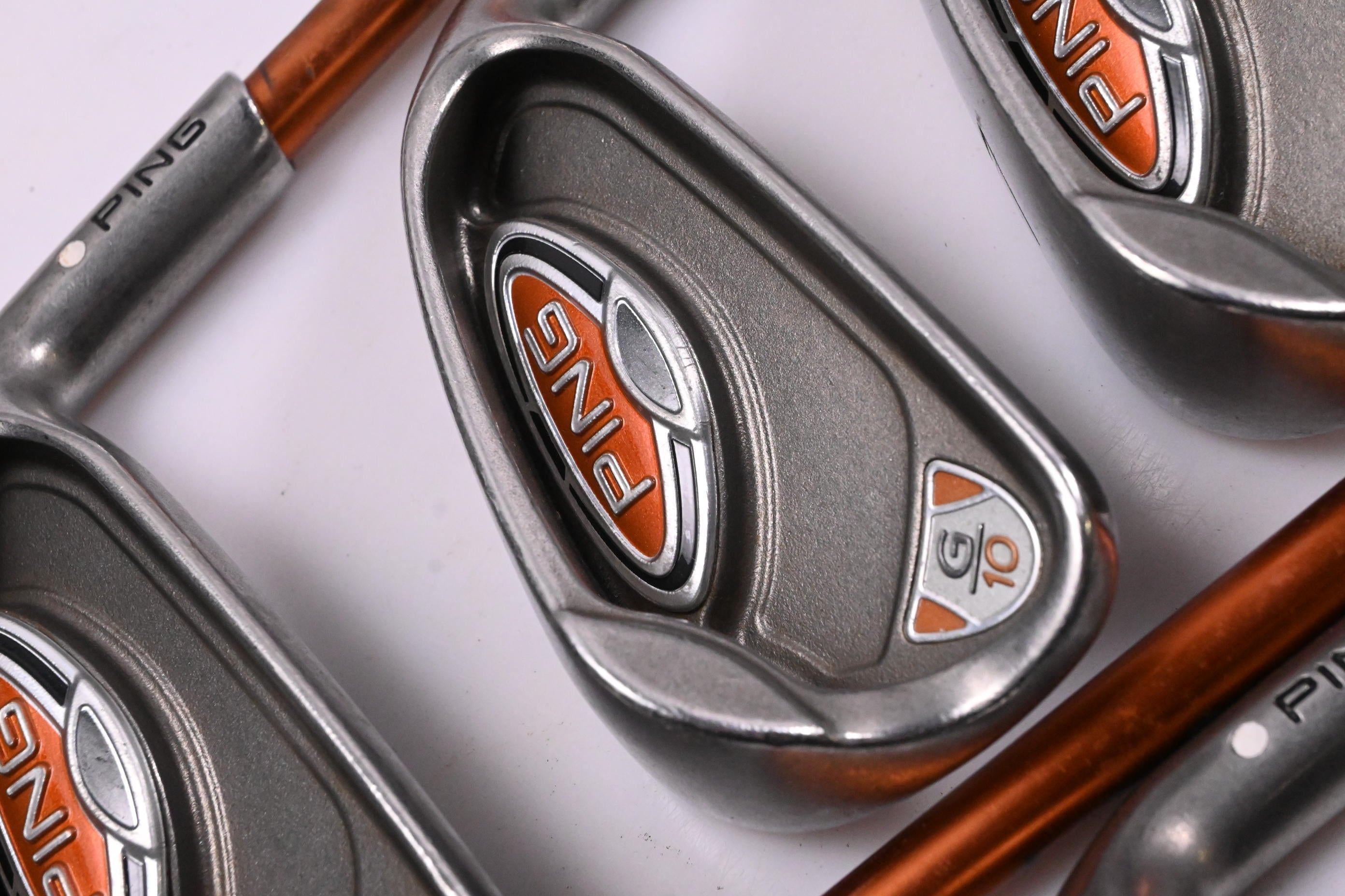 Ping G10 Irons / 5-PW / White Dot / Regular Flex Ping TFC 129 Shafts