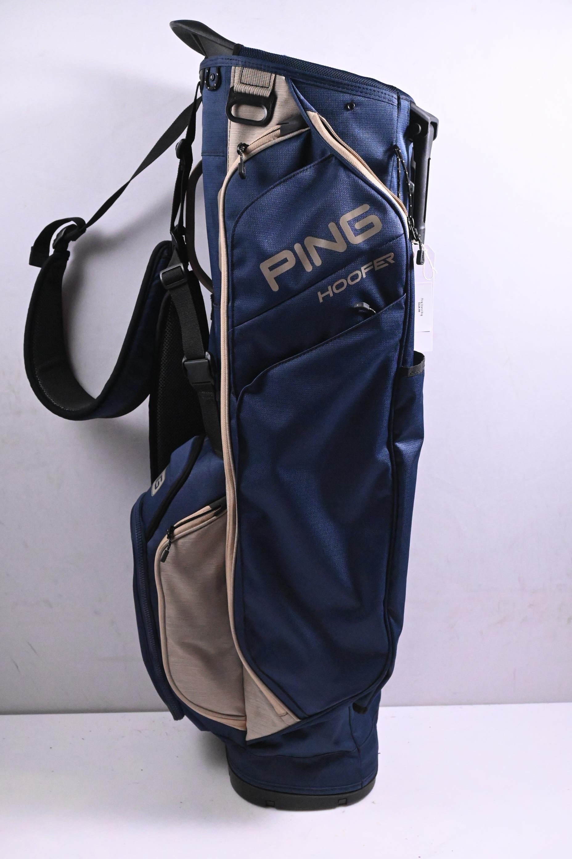 Ping Hoofer Stand Bag / 5-Way Divider / Navy, Grey