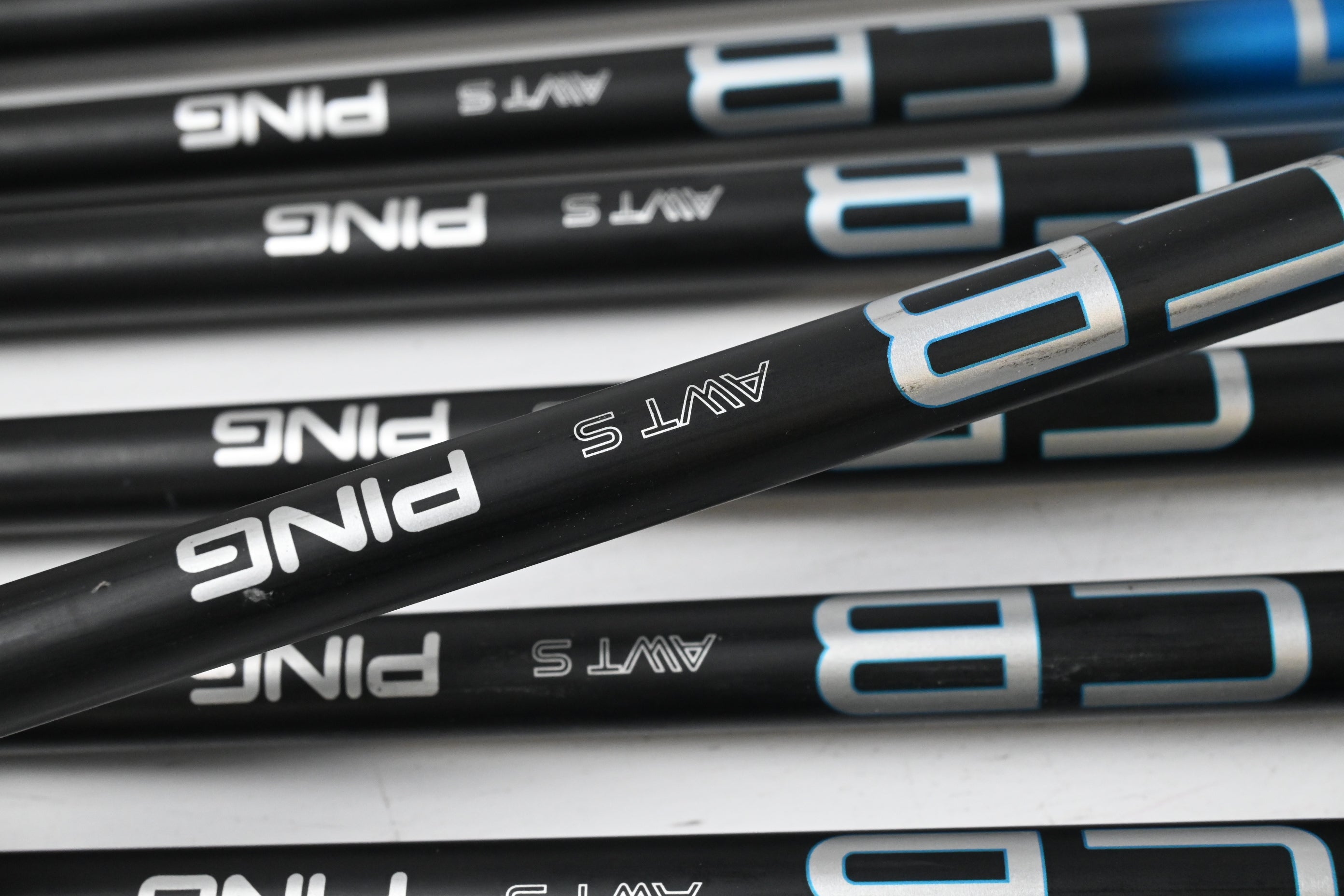 Ping i540 Irons / 5-PW+GW / Black Dot / Stiff Flex Ping Alta CB AWT Shafts