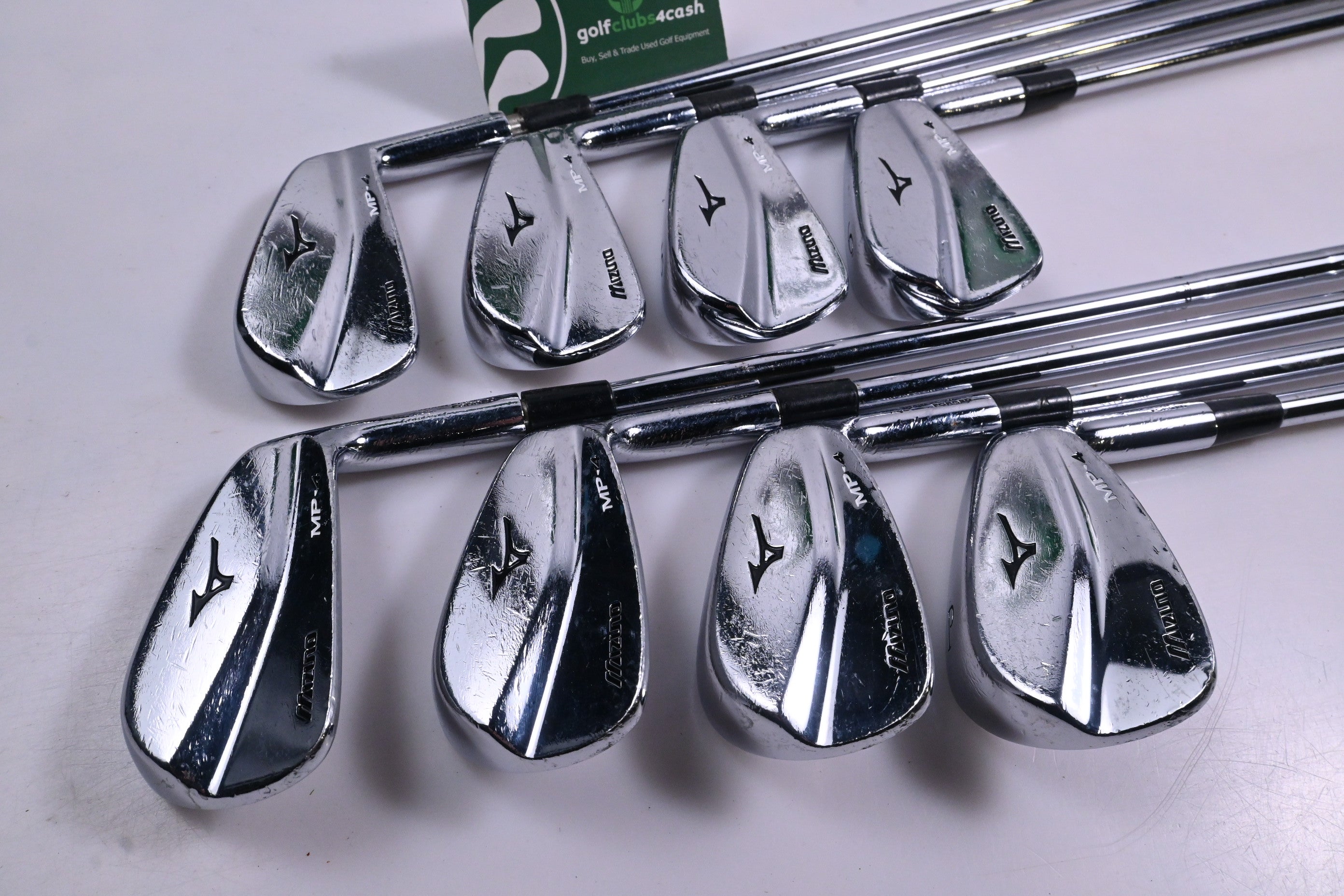 Mizuno MP-4 Irons / 3-PW / Stiff Flex Dynamic Gold S300 Shafts