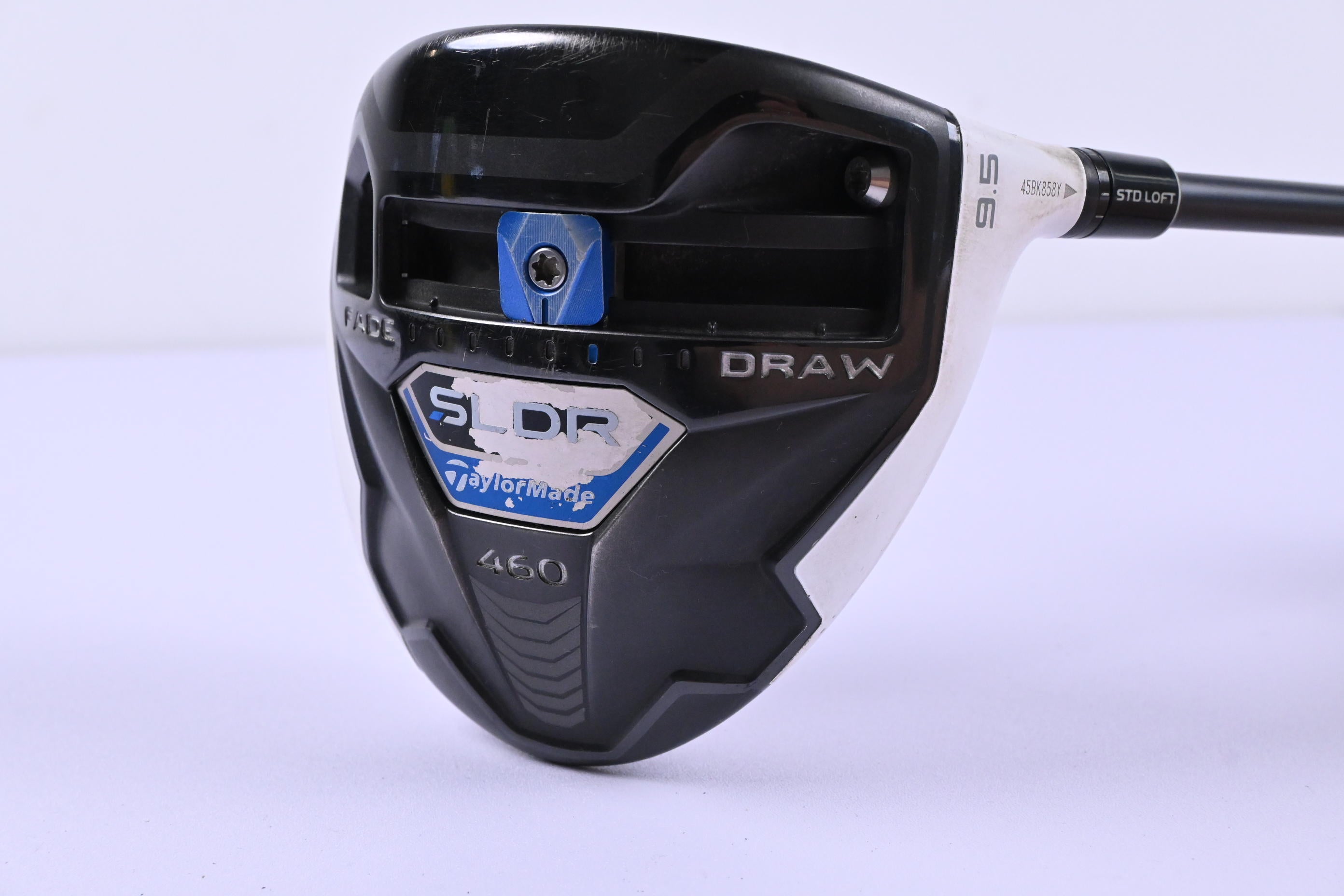Taylormade SLDR White Driver / 9.5 Degree / Stiff Flex Fujikura Speeder 57 Shaft
