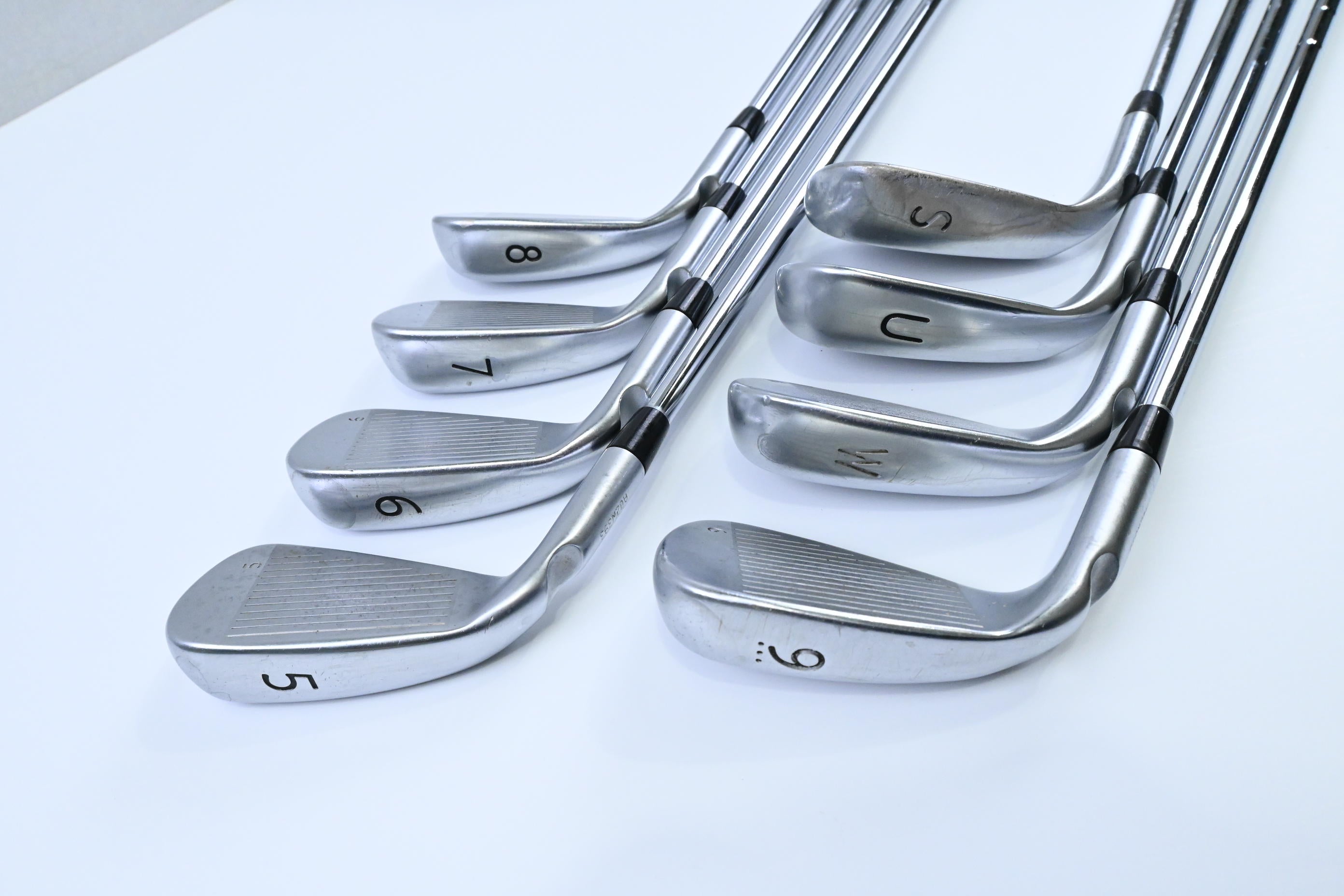 Ping G400 Irons / 5-PW+UW+SW / Blue Dot / Regular Flex Ping AWT 2.0 Shafts
