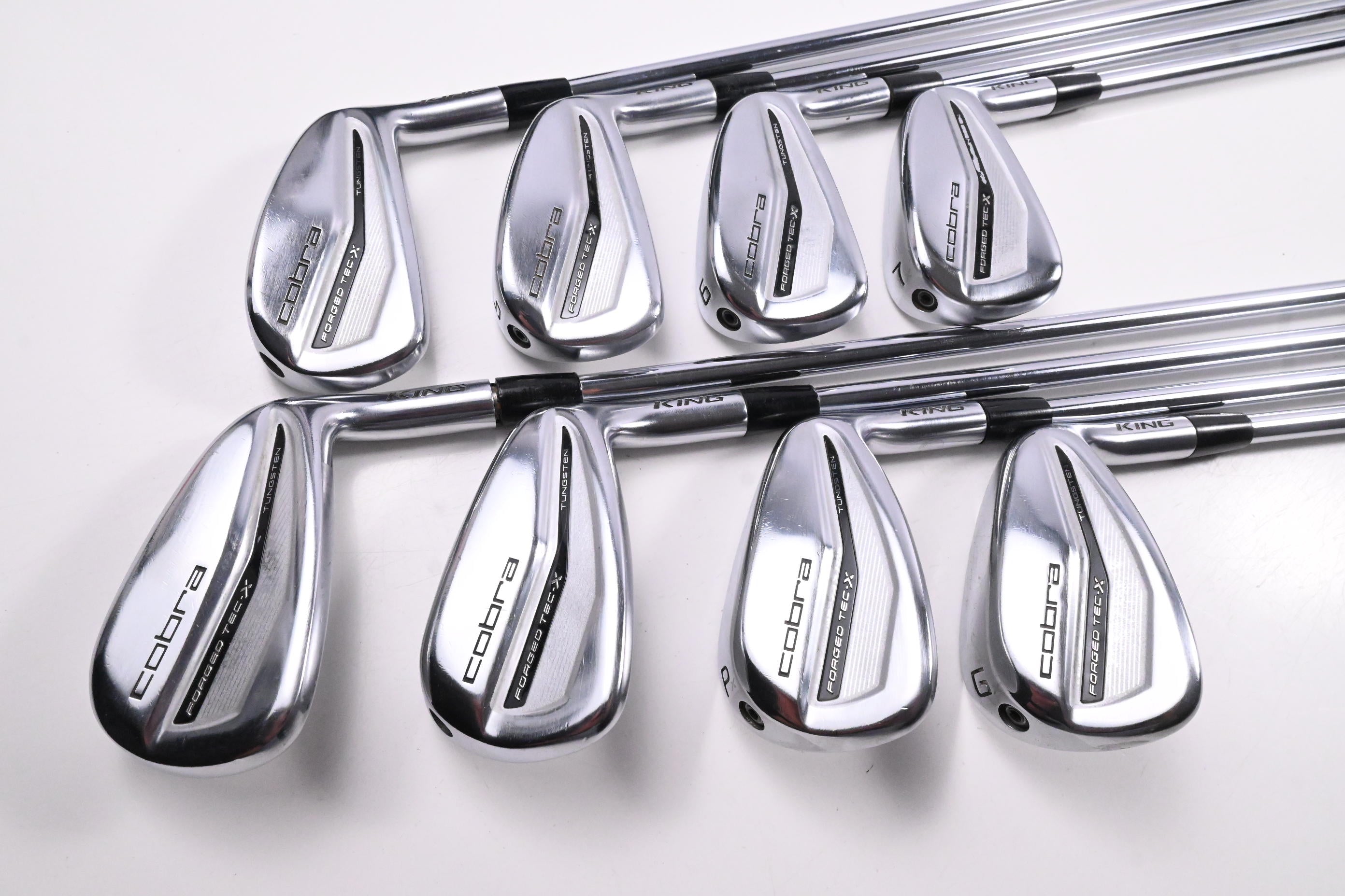 Cobra Forged Tec X 2022 Irons / 4-PW+GW / Regular Flex Dynamic Gold 95 R300